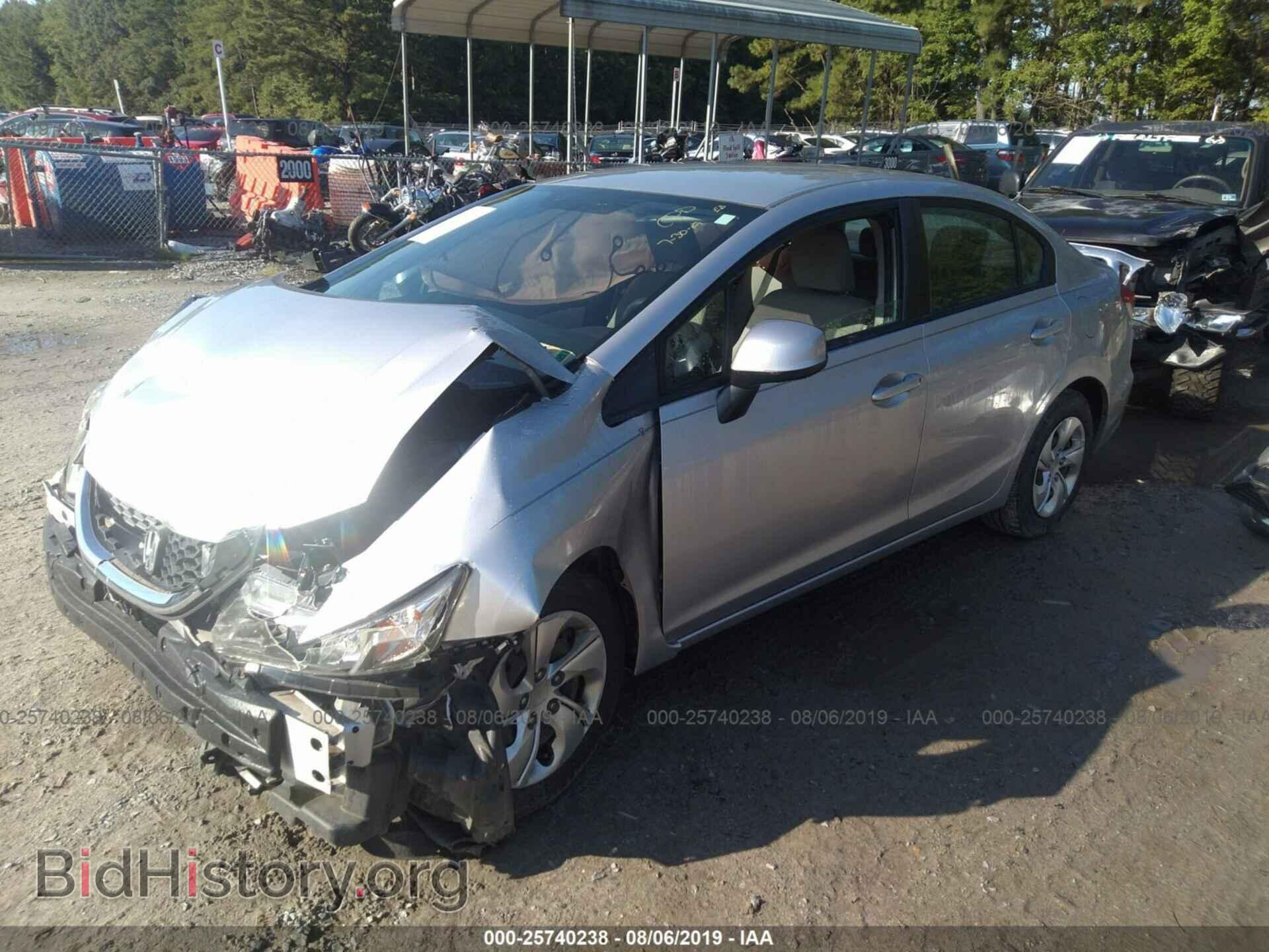 2013 HONDA CIVIC - VIN: 19XFB2F55DE013245 - Фото 2