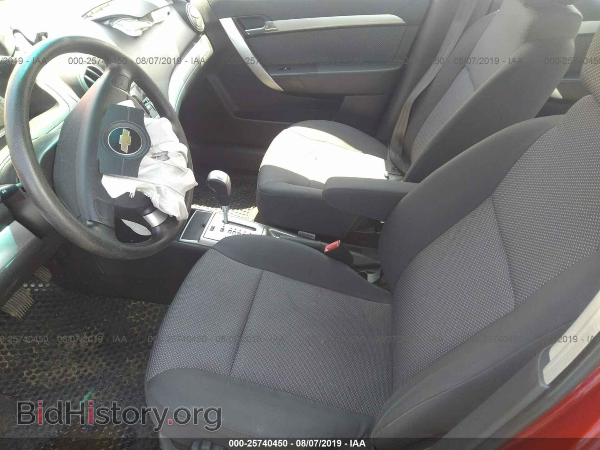 2011 CHEVROLET AVEO - VIN: KL1TD5DE8BB206024 - Фото 5
