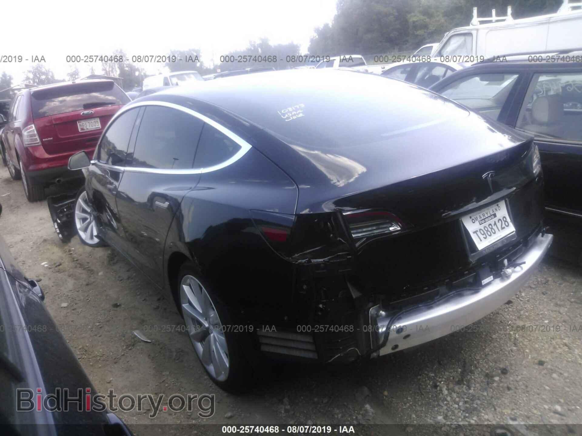 2019 TESLA MODEL 3 - VIN: 5YJ3E1EA0KF412395 - Фото 3
