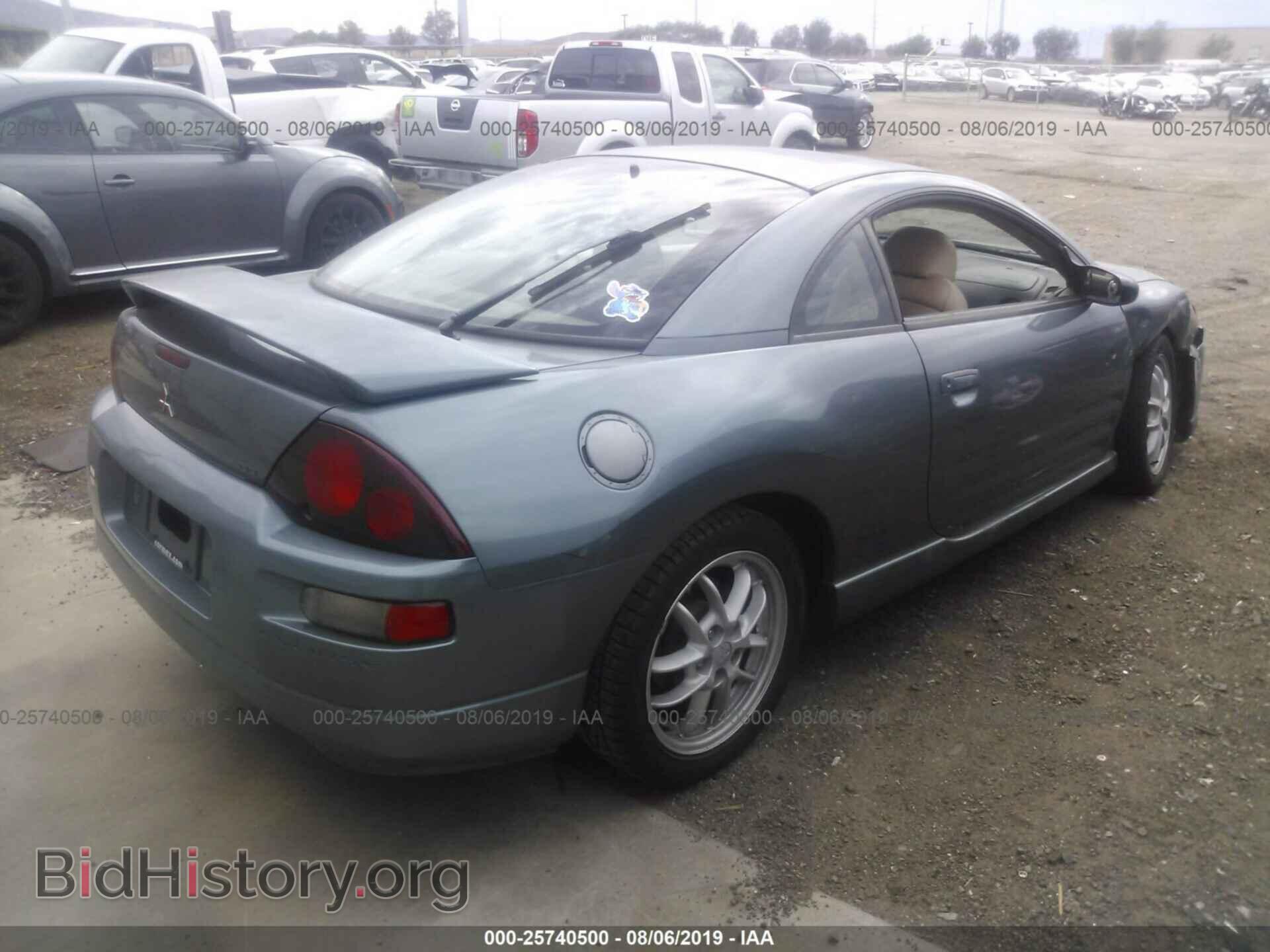 2001 MITSUBISHI ECLIPSE - VIN: 4A3AC54H21E180155 - Фото 4