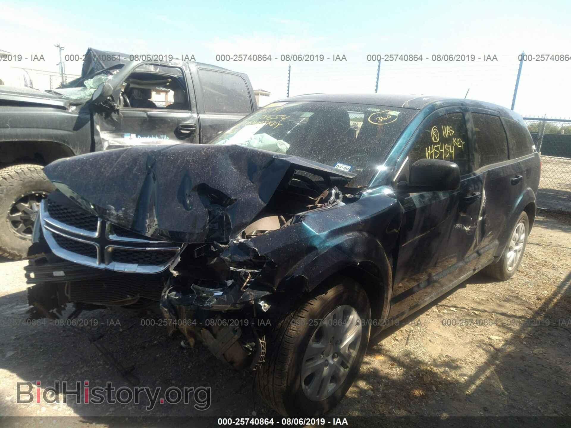 2015 DODGE JOURNEY - VIN: 3C4PDCAB7FT645454 - Фото 2