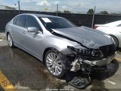 2014 Acura RLX Advance, серебристый — VIN JH4KC1F92EC004745, IAAI