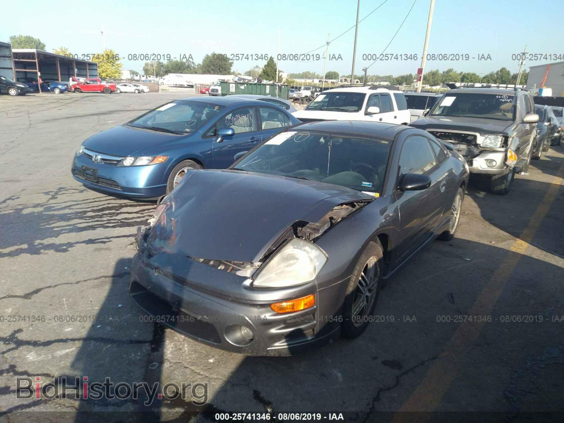2003 MITSUBISHI ECLIPSE - VIN: 4A3AC74H83E141925 - Фото 2