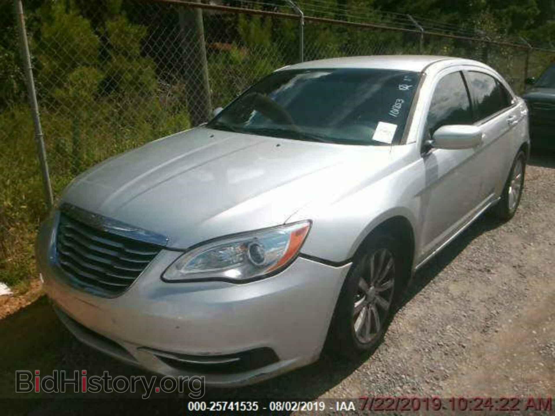 Фотография 1C3CCBBB5CN101853 - CHRYSLER 200 2012