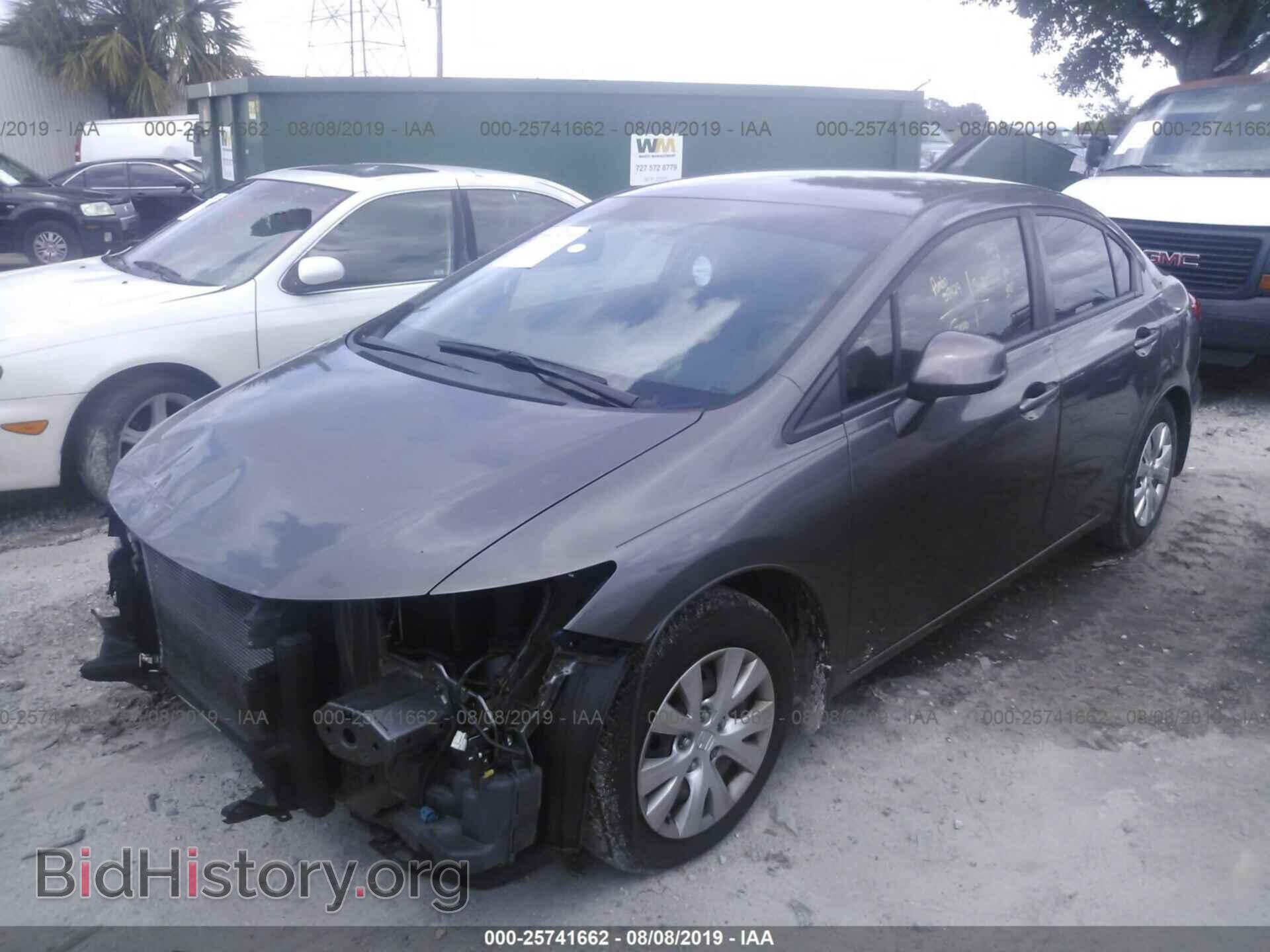 2012 HONDA CIVIC - VIN: 19XFB2F50CE099255 - Фото 2