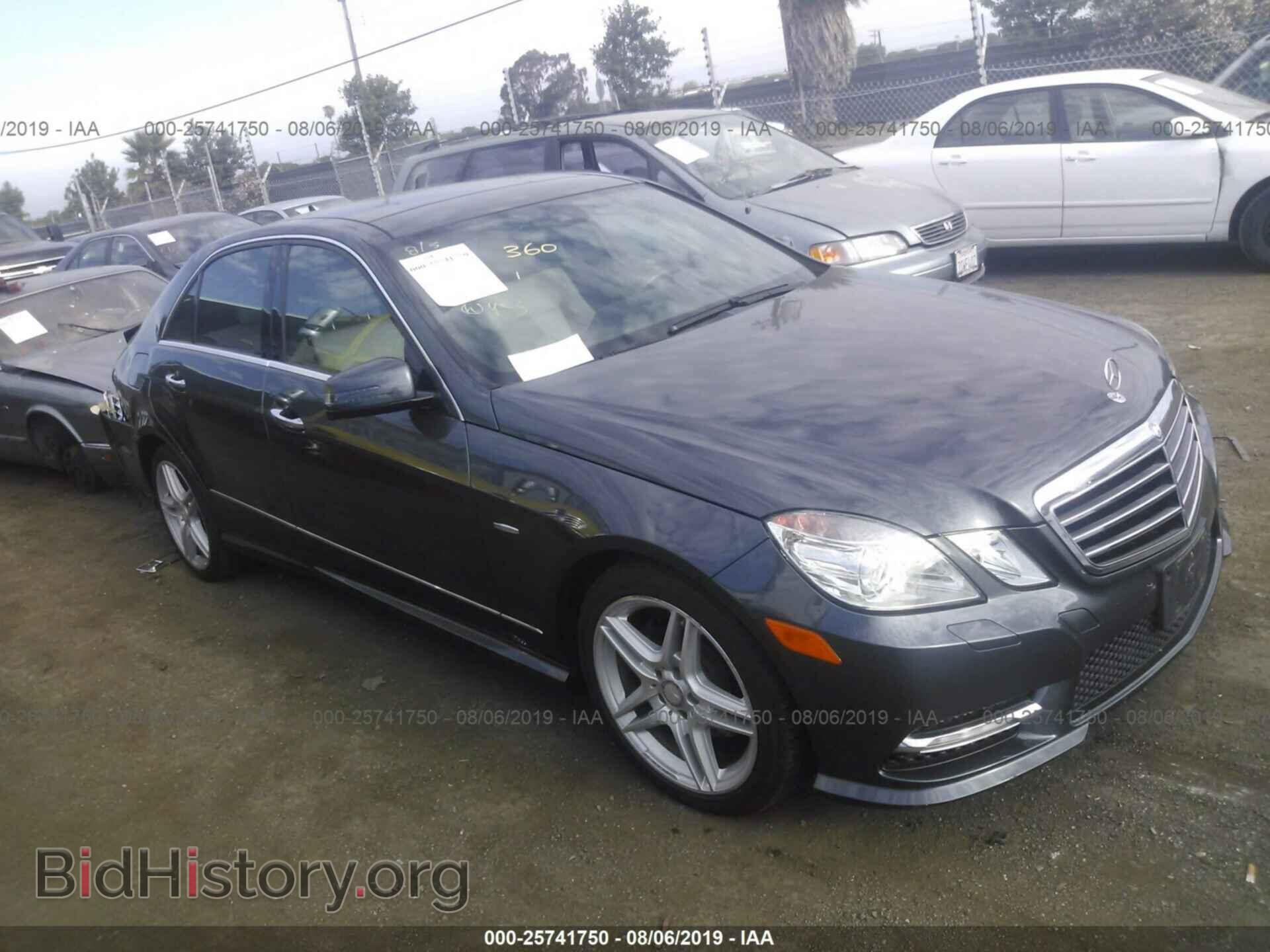 Photo WDDHF5KB9CA603448 - MERCEDES-BENZ E 2012