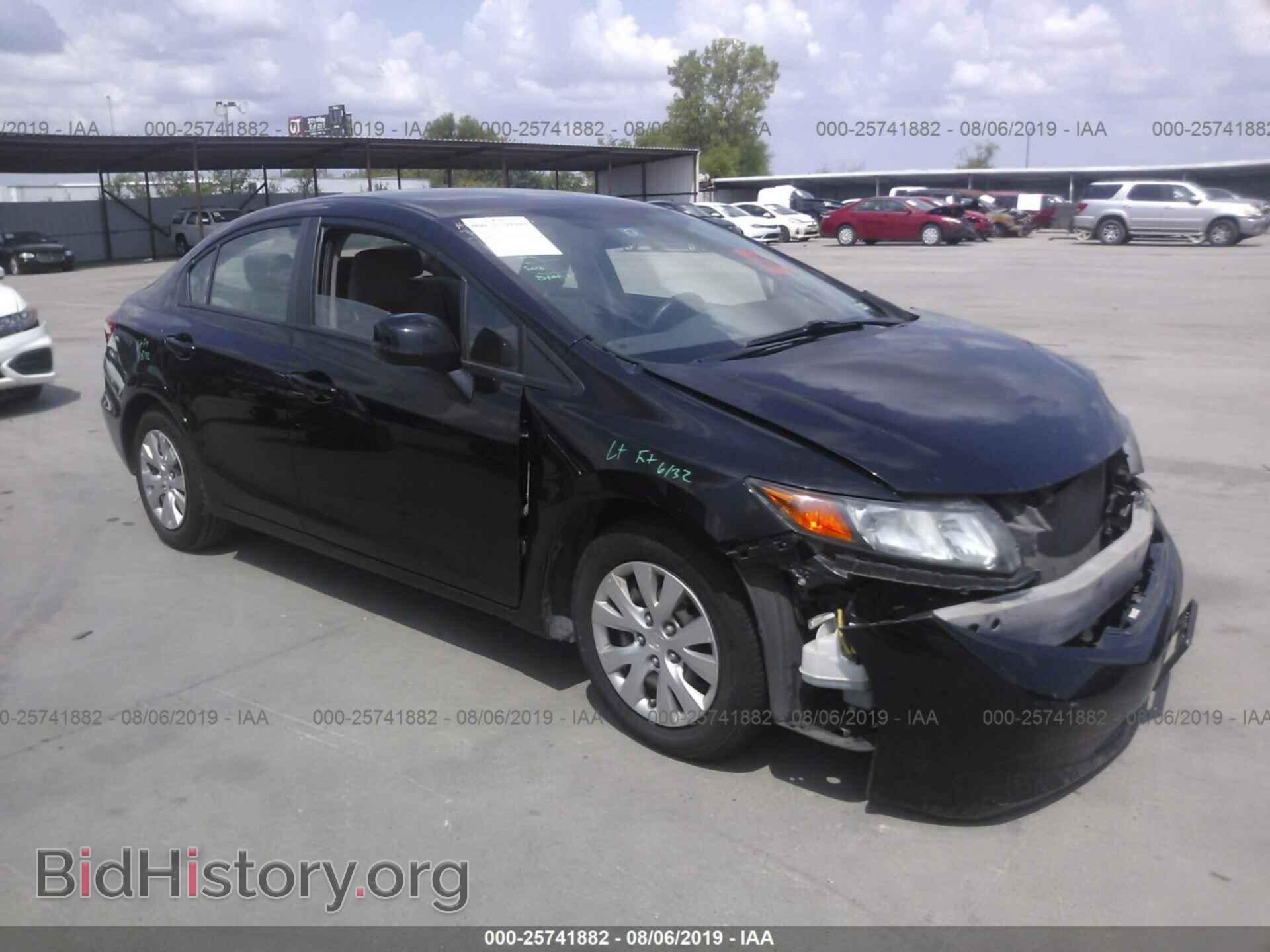 Photo 19XFB2F59CE104730 - HONDA CIVIC 2012