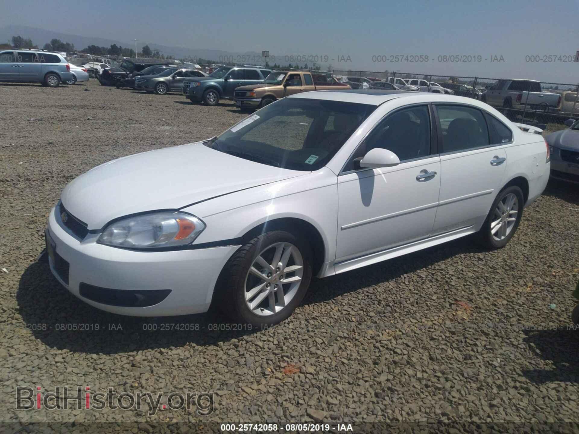 2012 CHEVROLET IMPALA - VIN: 2G1WC5E34C1100654 - Фото 2