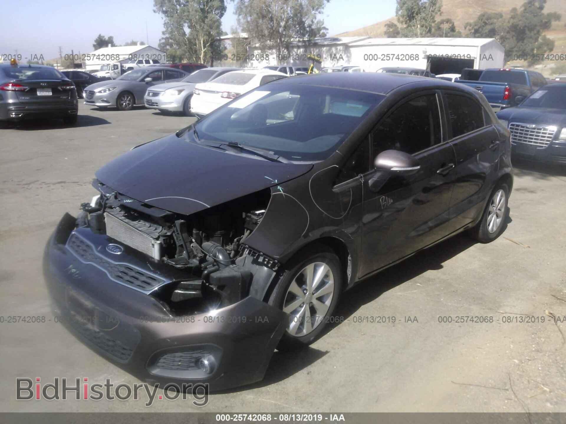 2013 KIA RIO - VIN: KNADN5A31D6101217 - Фото 2