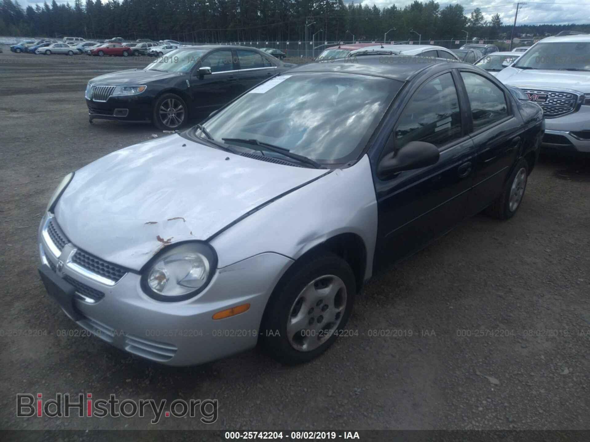 2005 DODGE NEON - VIN: 1B3ES56C45D167834 - Фото 2