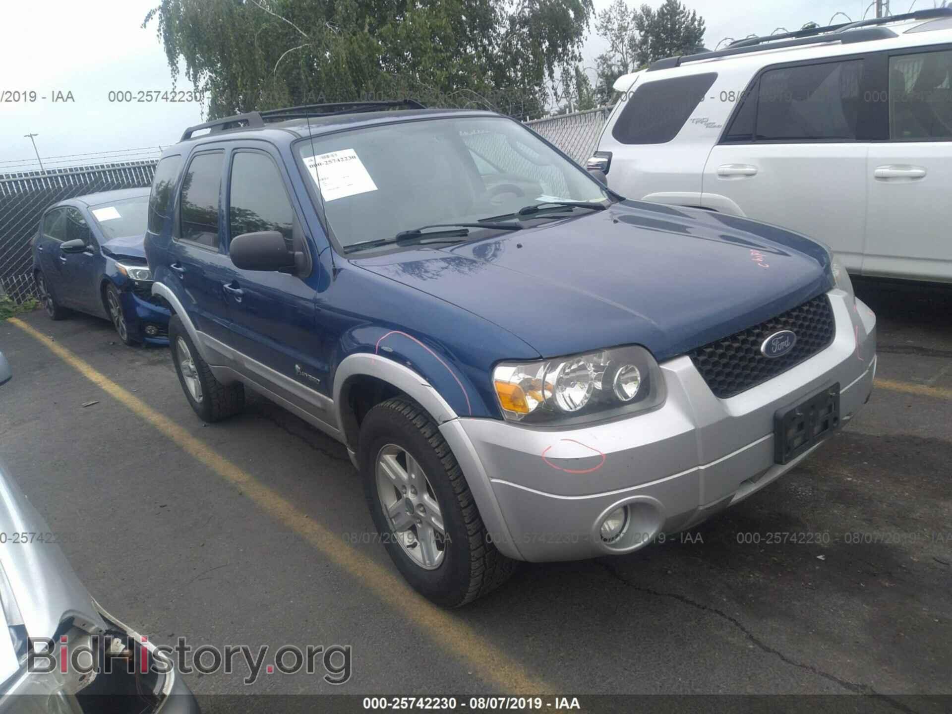 Фотография 1FMCU49H97KB60065 - FORD ESCAPE 2007
