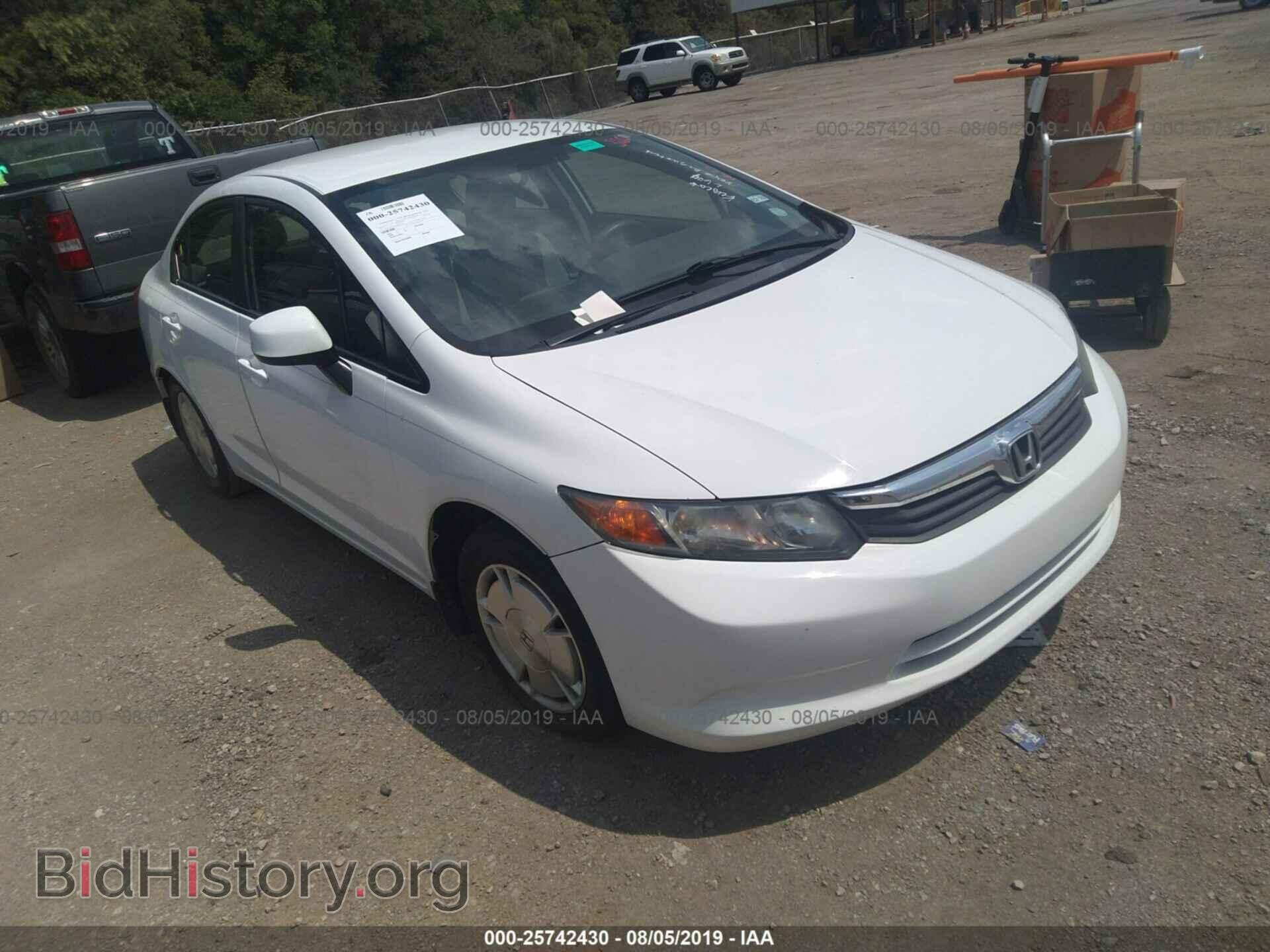 Фотография 2HGFB2F64CH521574 - HONDA CIVIC 2012