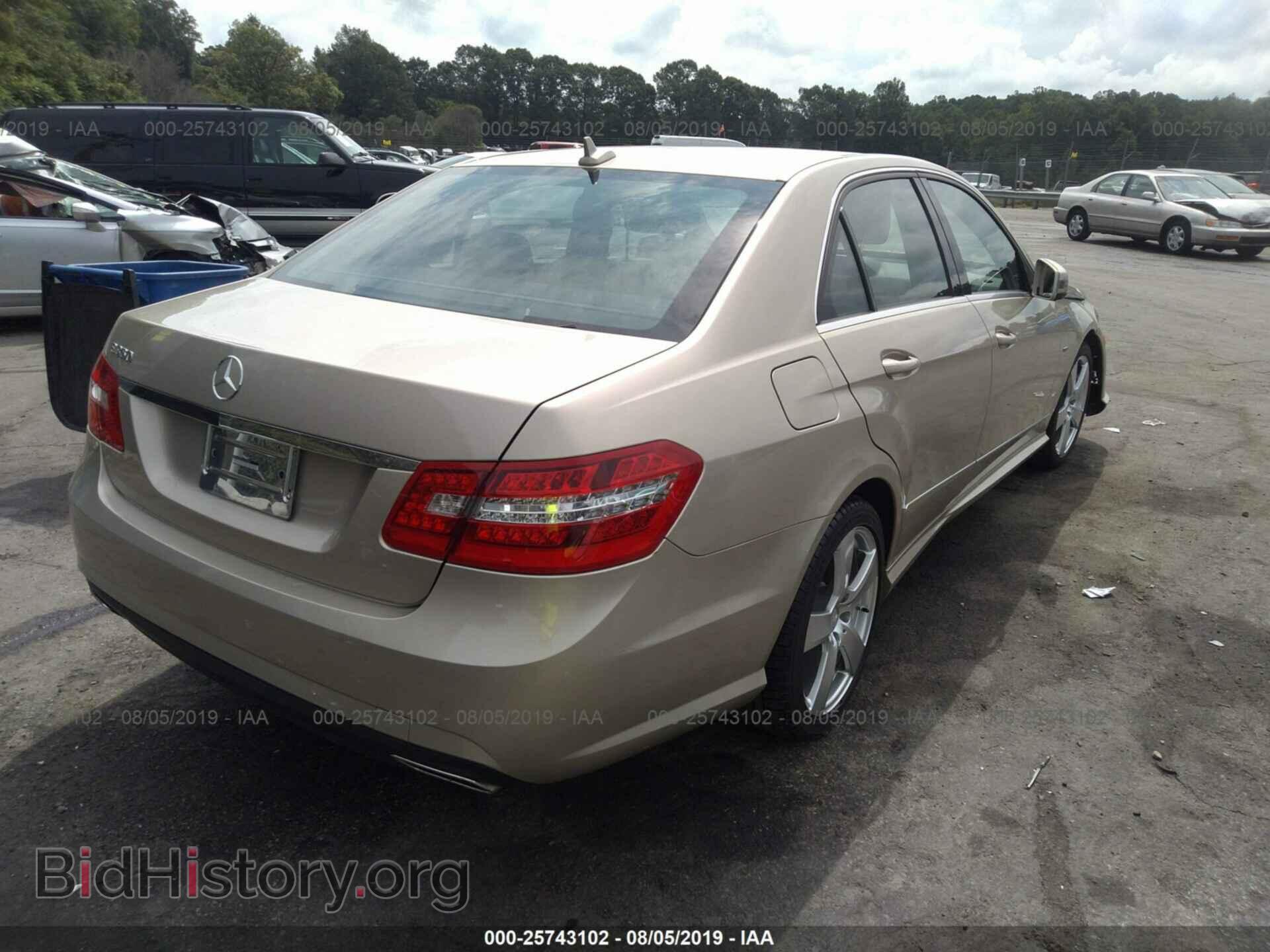 2012 MERCEDES-BENZ E - VIN: WDDHF5KB6CA588486 - Photo 4