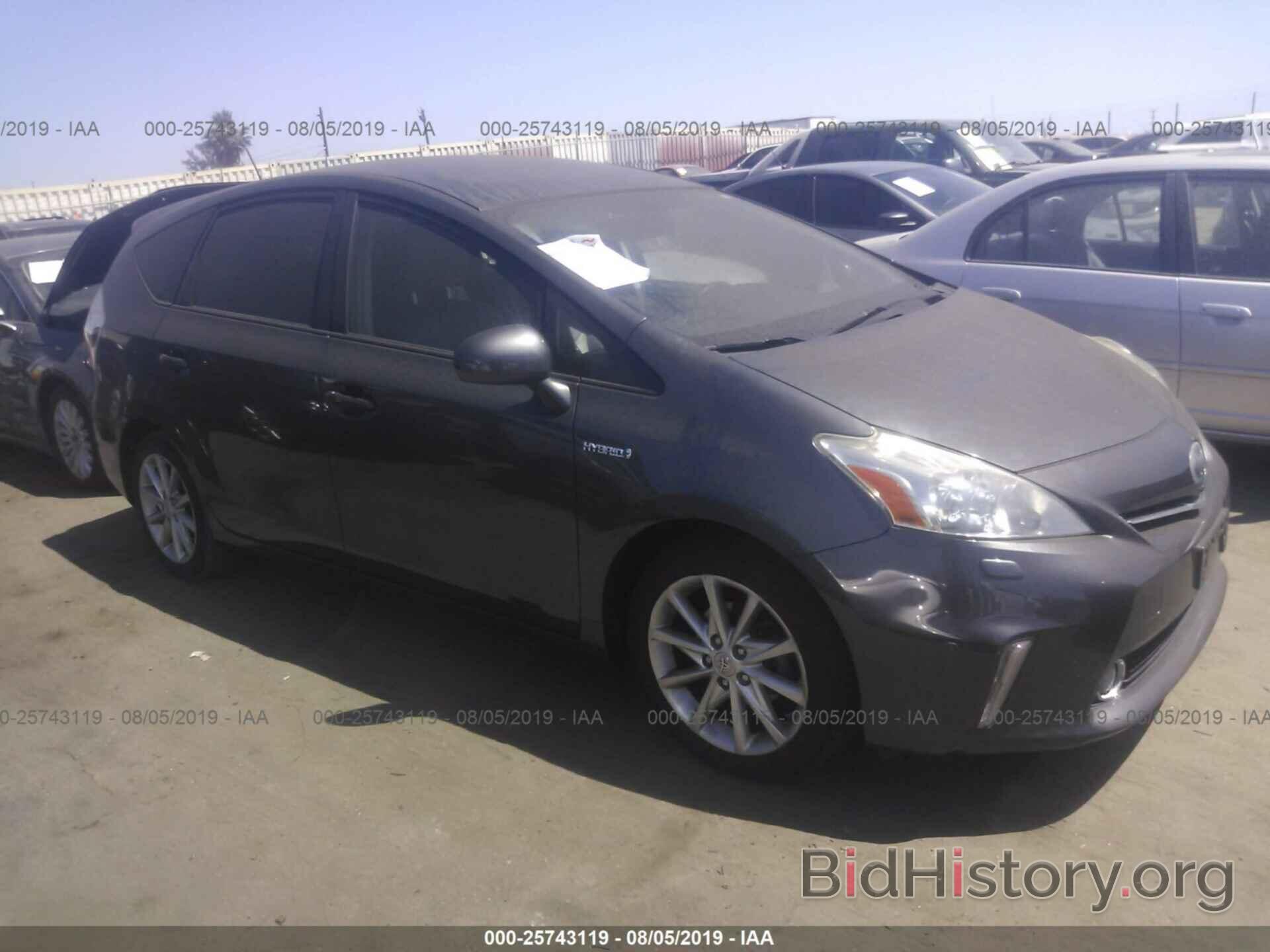 Photo JTDZN3EU5C3057383 - TOYOTA PRIUS V 2012