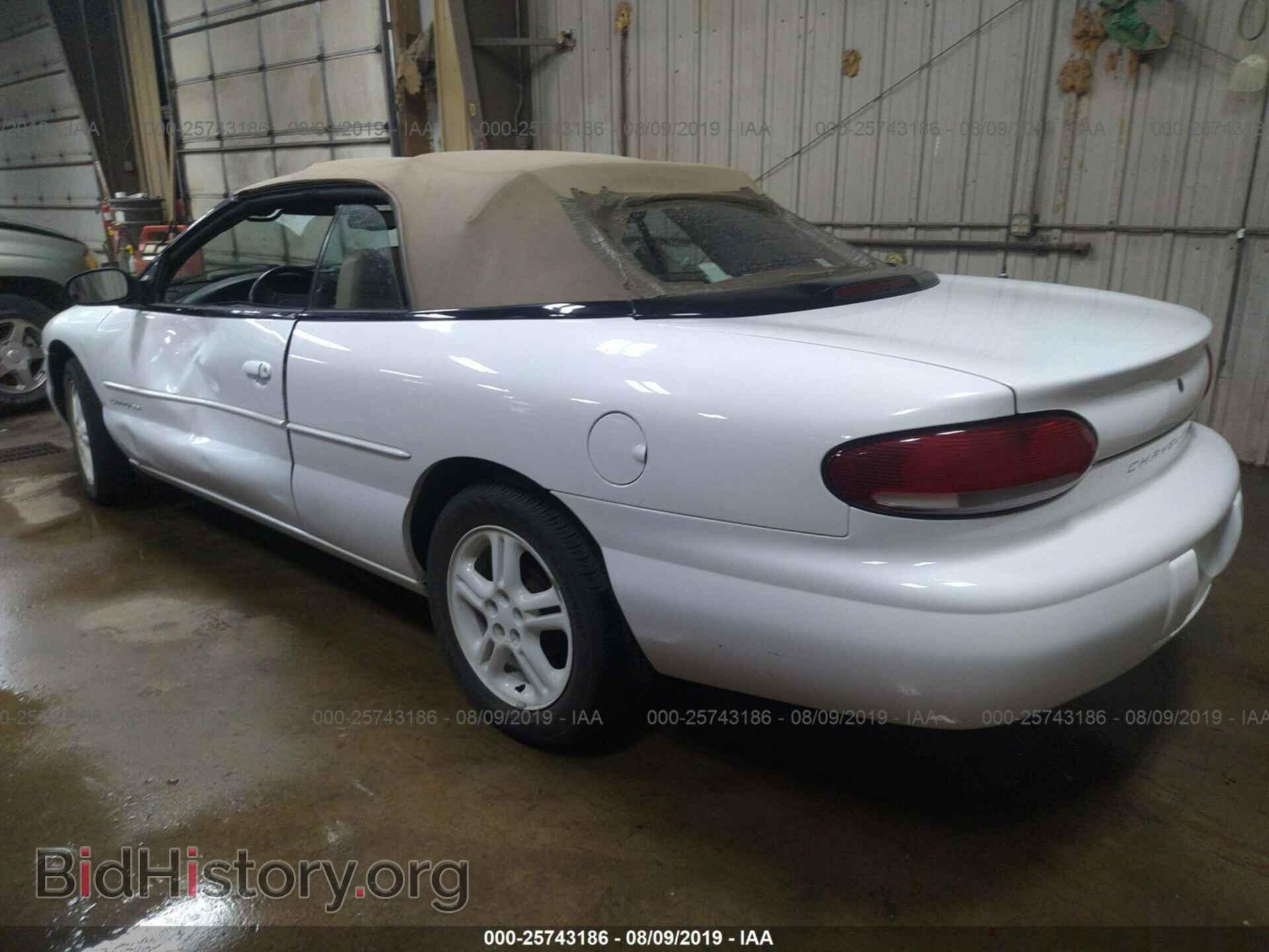 1996 CHRYSLER SEBRING - VIN: 3C3EL55H1TT311909 - Фото 3