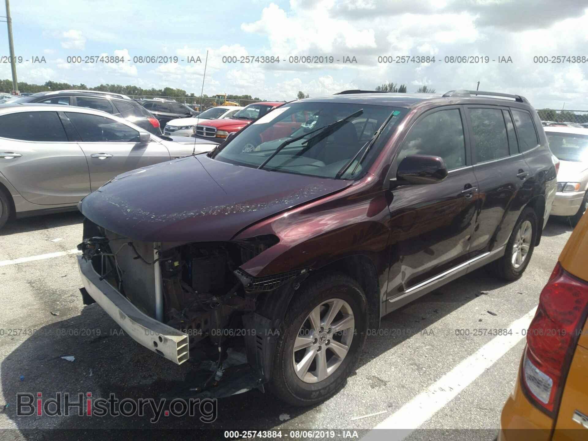 2012 TOYOTA HIGHLANDER - VIN: 5TDZA3EH4CS025005 - Фото 2