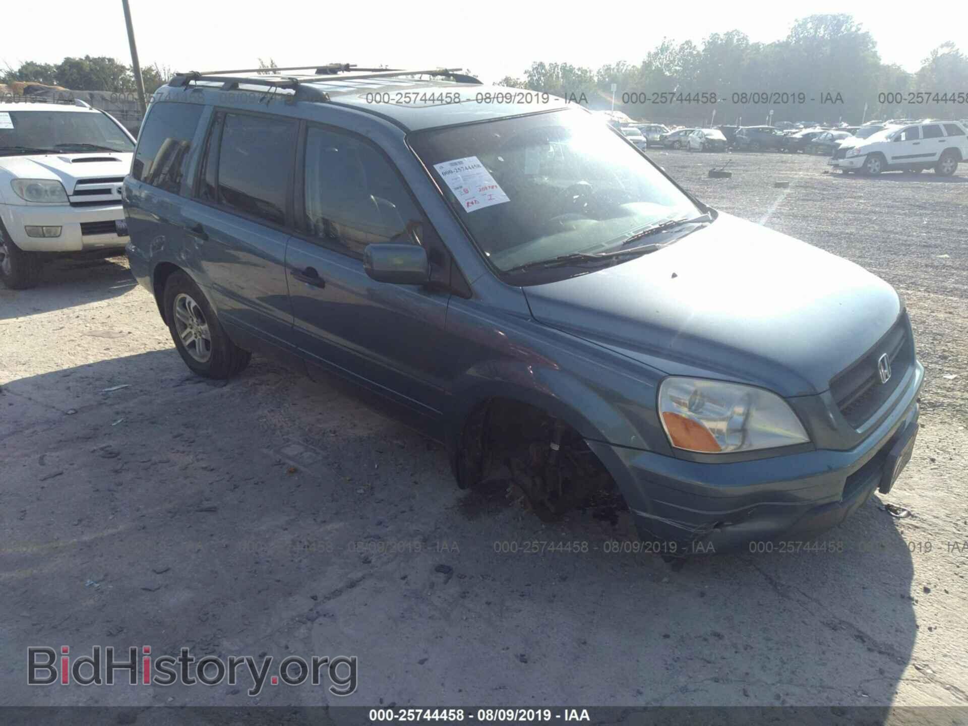 Photo 5FNYF18625B028357 - HONDA PILOT 2005