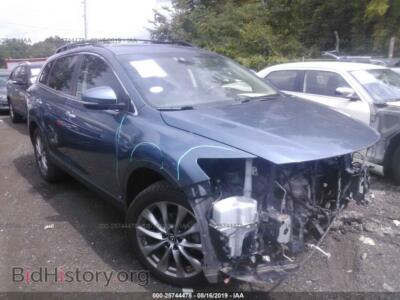 2014 Mazda CX-9 Grand Touring, blue — VIN JM3TB3DV2E0440783, IAAI