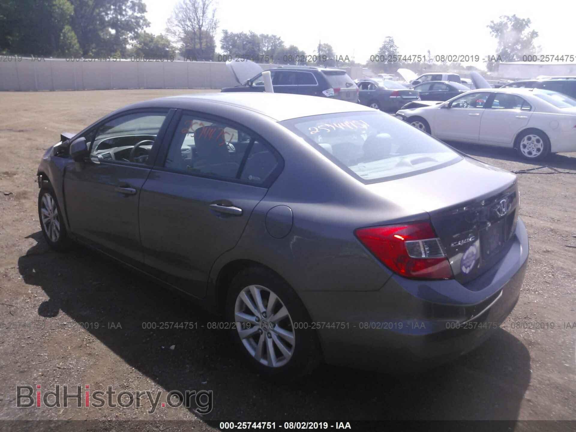 2012 HONDA CIVIC - VIN: 19XFB2F8XCE004162 - Фото 3