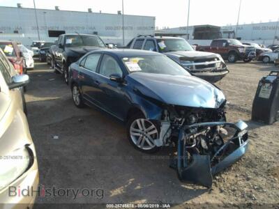 2017 Volkswagen JETTA SEL/SEL Premium, синий — VIN 3VWL17AJ9HM383193, IAAI