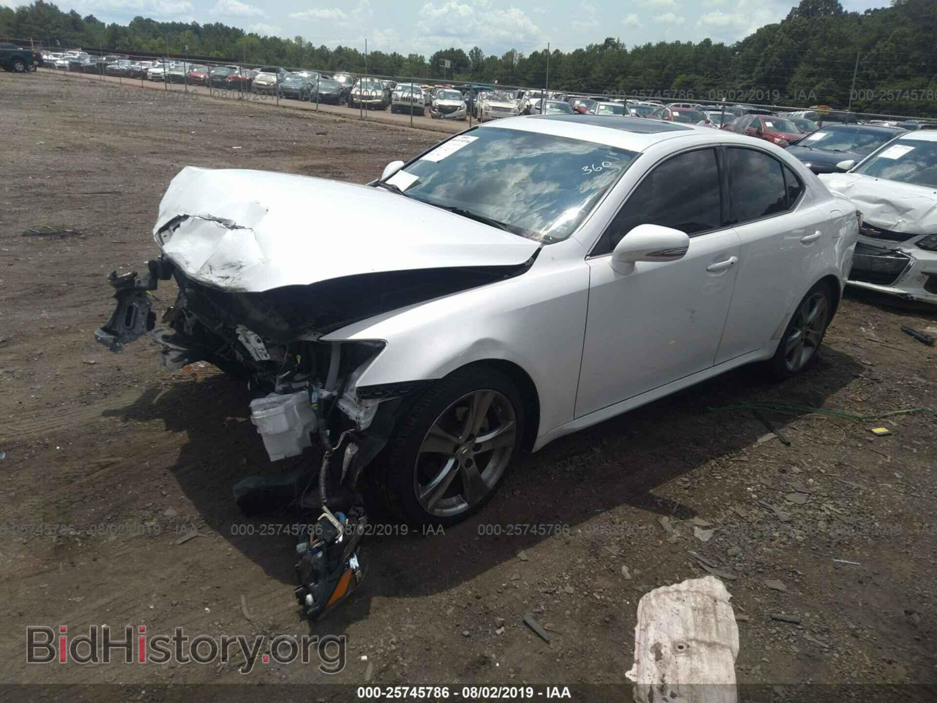 2012 LEXUS IS - VIN: JTHBF5C29C5169232 - Photo 2