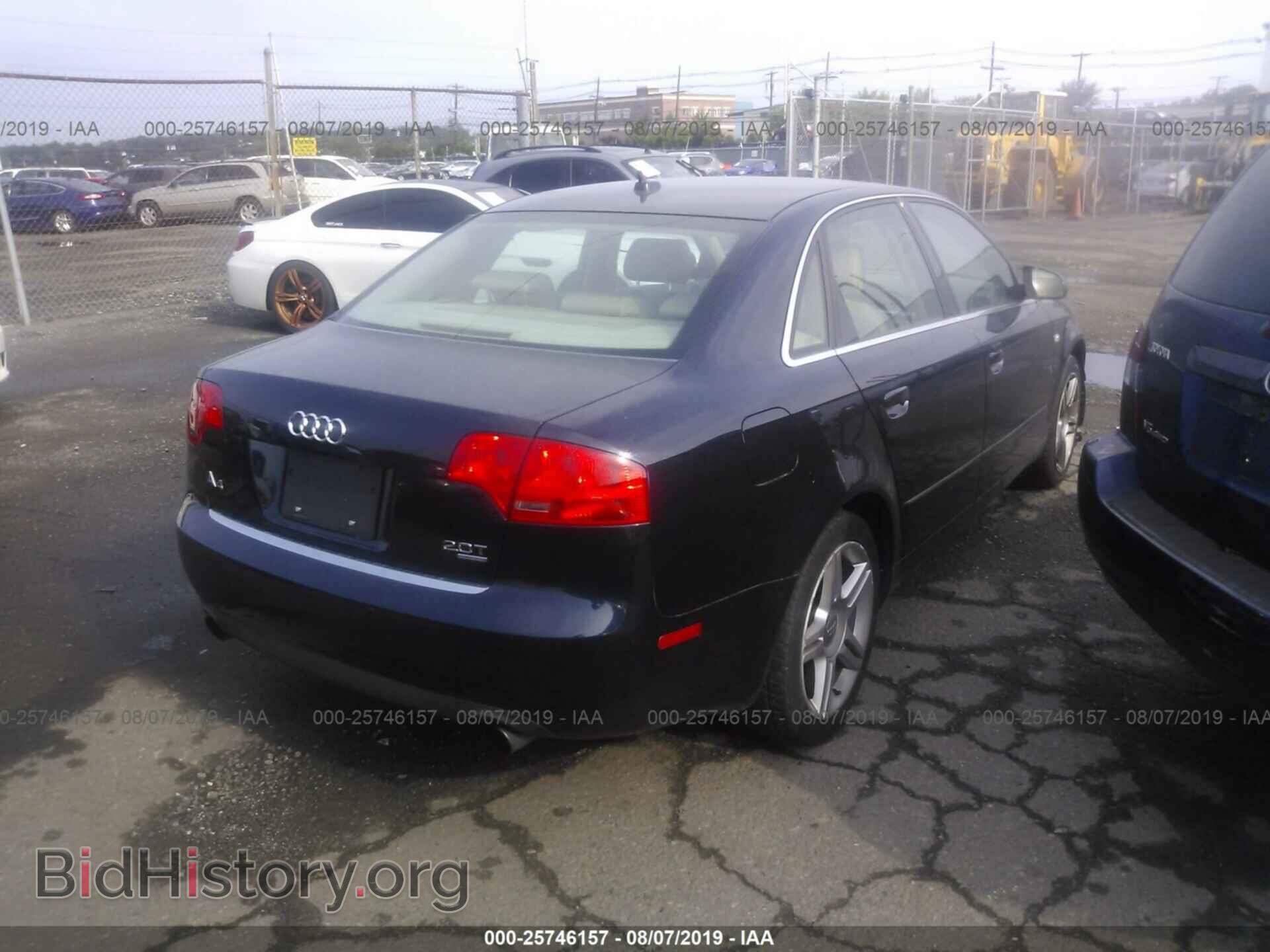 2007 AUDI A4 - VIN: WAUDF78E57A222625 - Фото 4