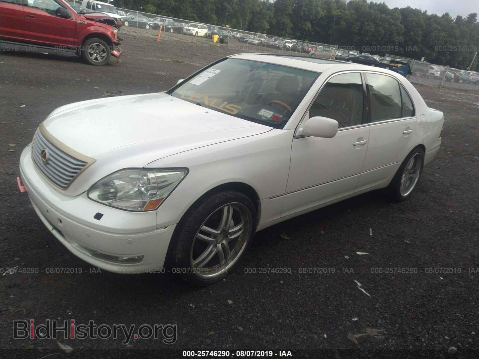 2004 LEXUS LS - VIN: JTHBN36F840173325 - Фото 2