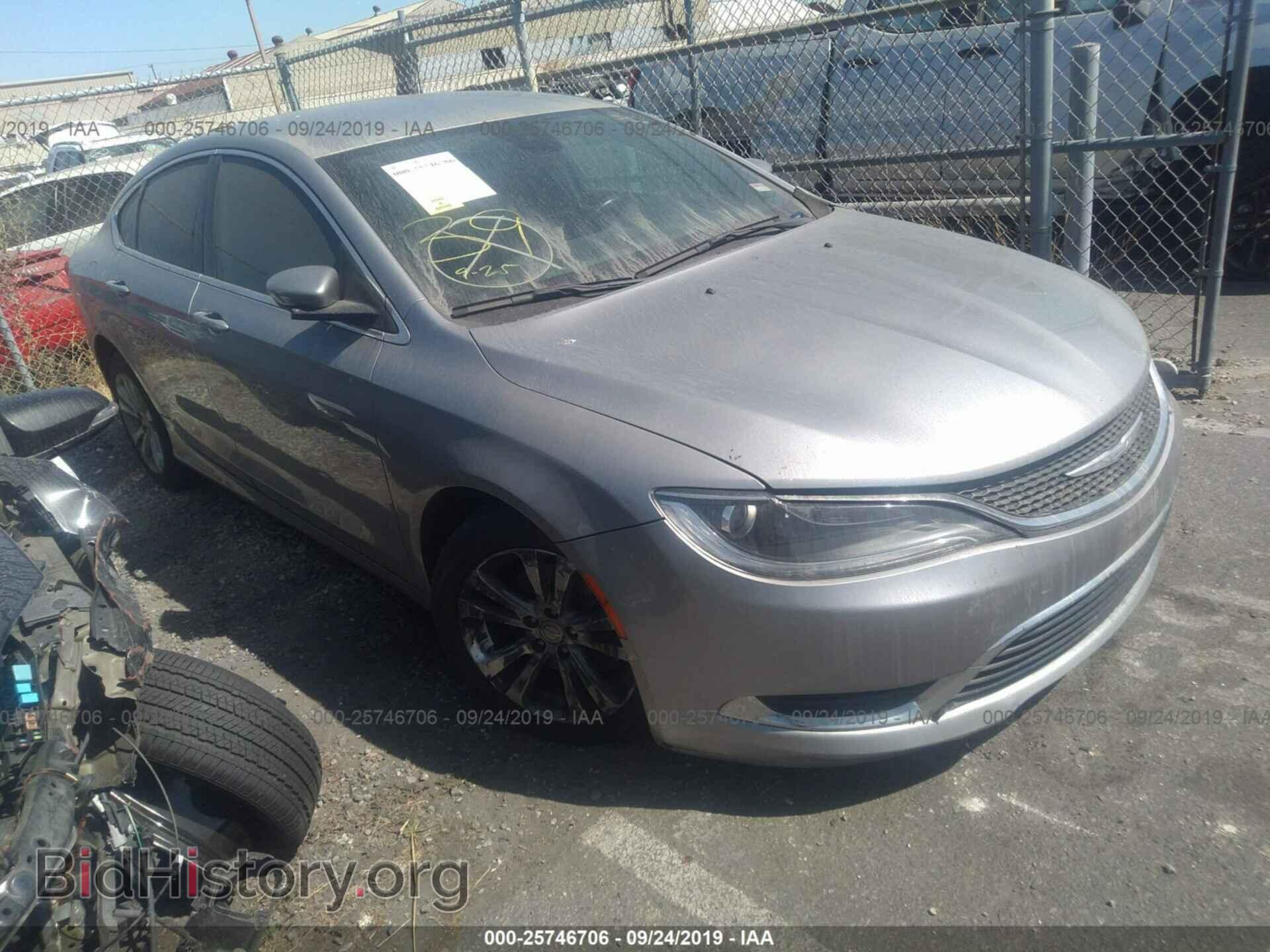Photo 1C3CCCAB8FN596724 - CHRYSLER 200 2015