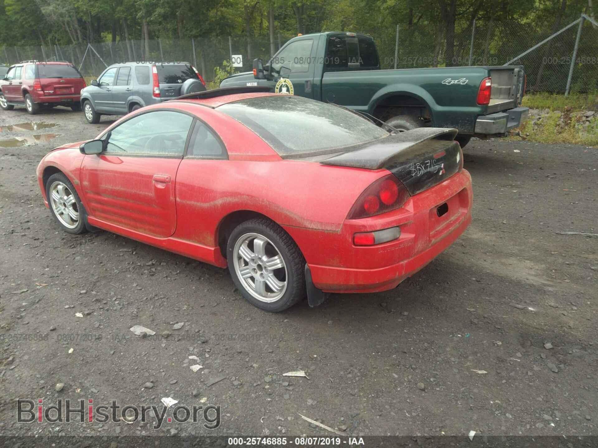2001 MITSUBISHI ECLIPSE - VIN: 4A3AC54HX1E096987 - Фото 3