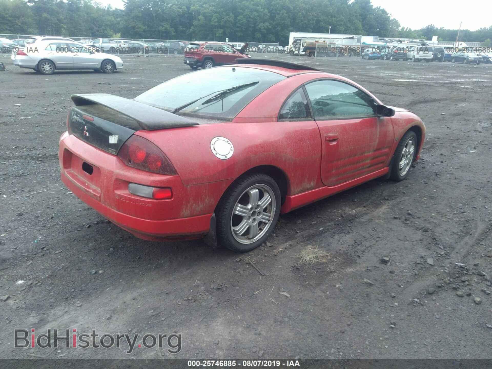 2001 MITSUBISHI ECLIPSE - VIN: 4A3AC54HX1E096987 - Фото 4