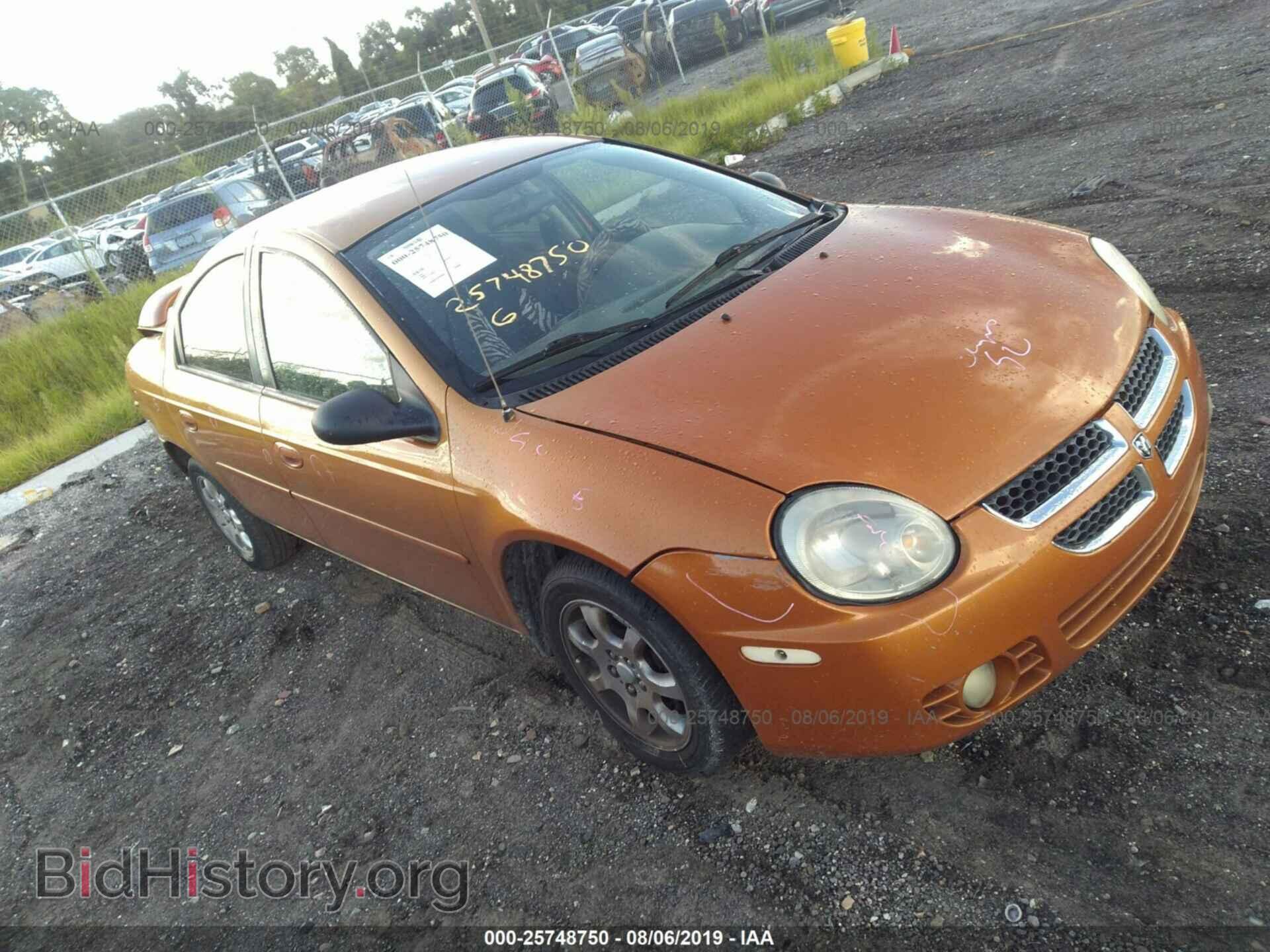 Photo 1B3ES56C45D128368 - DODGE NEON 2005