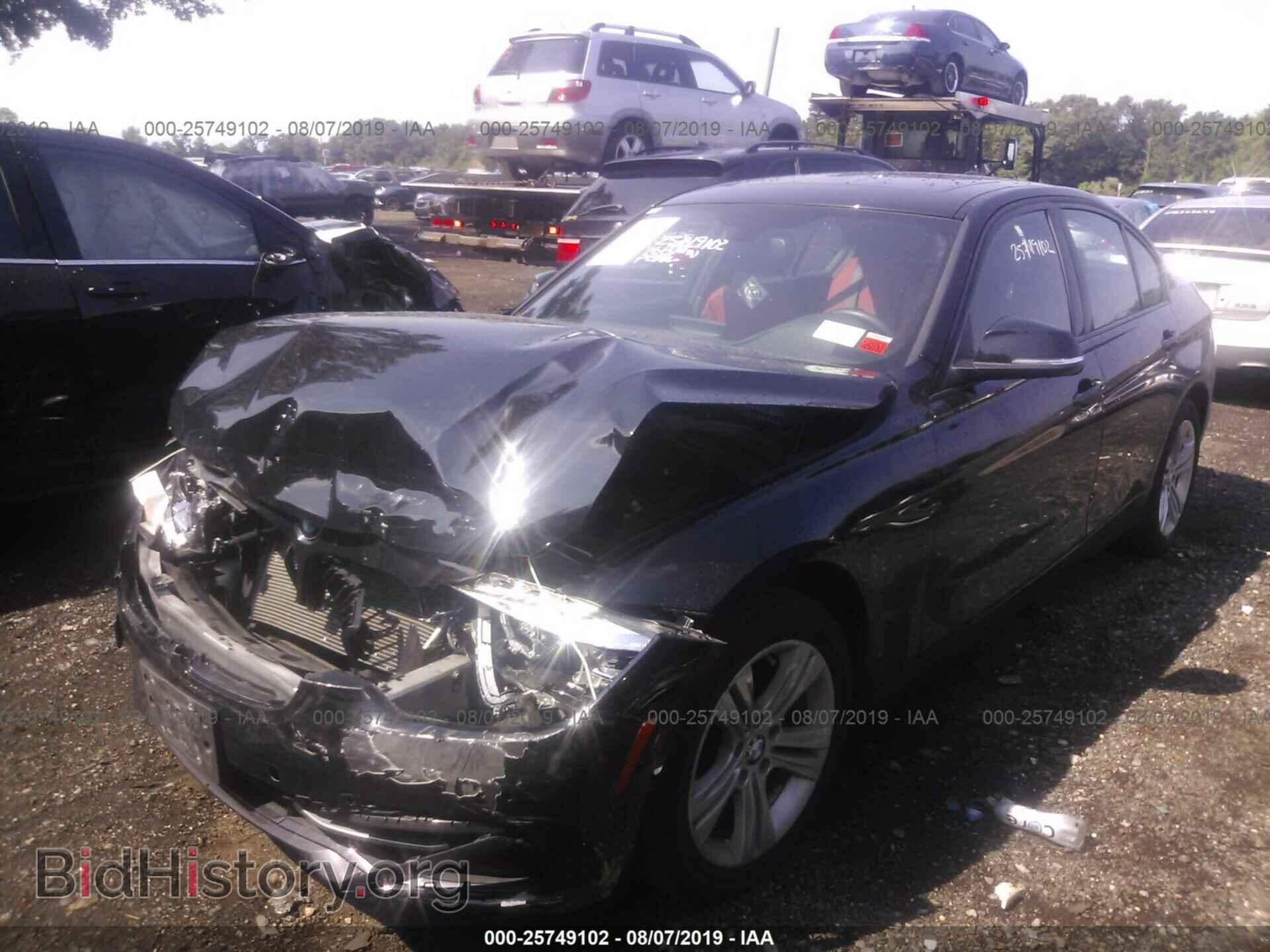 2016 BMW 328 - VIN: WBA8E3G5XGNT74875 - Фото 2