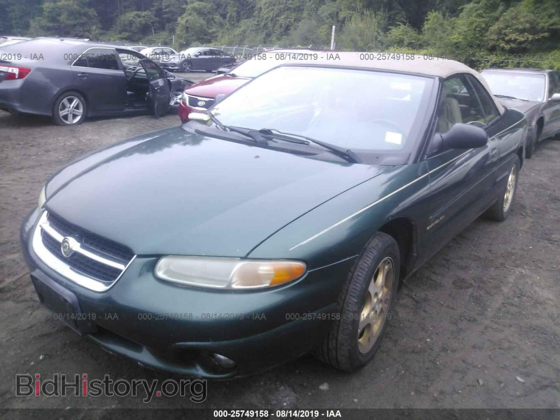 1998 CHRYSLER SEBRING - VIN: 3C3EL55H8WT200536 - Фото 2