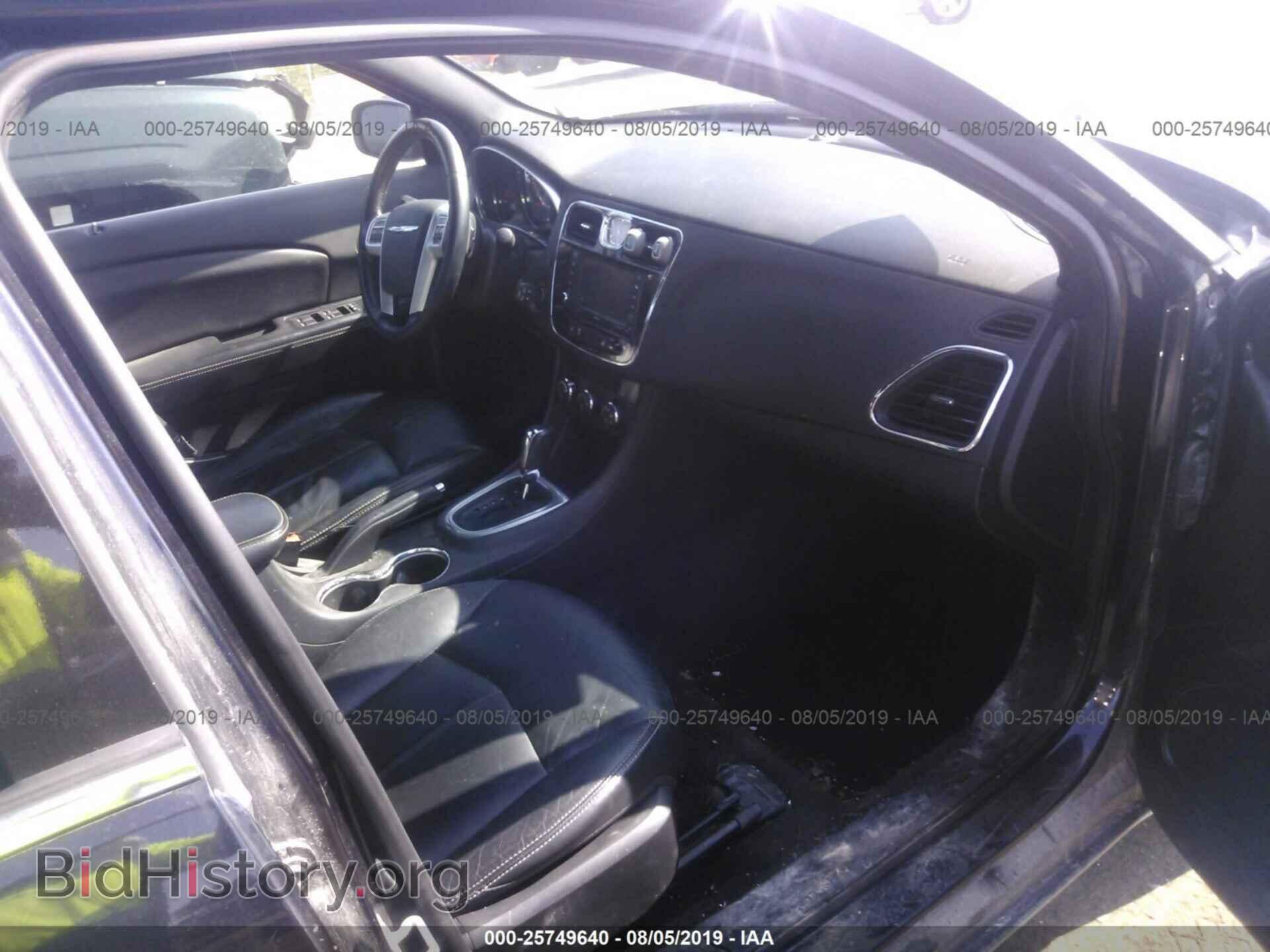 2012 CHRYSLER 200 - VIN: 1C3CCBCB4CN277856 - Фото 5