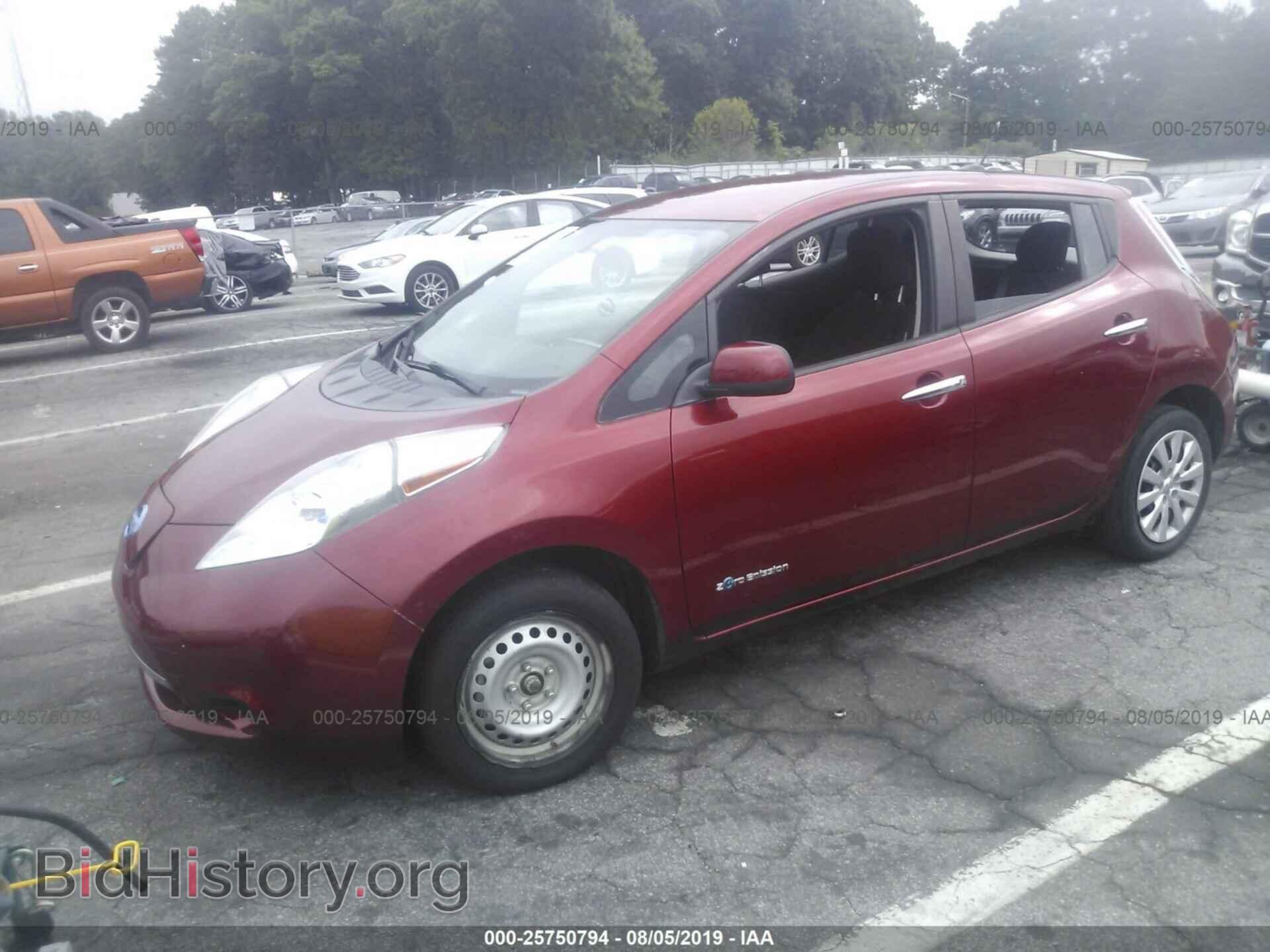 2013 NISSAN LEAF - VIN: 1N4AZ0CP9DC414942 - Фото 2