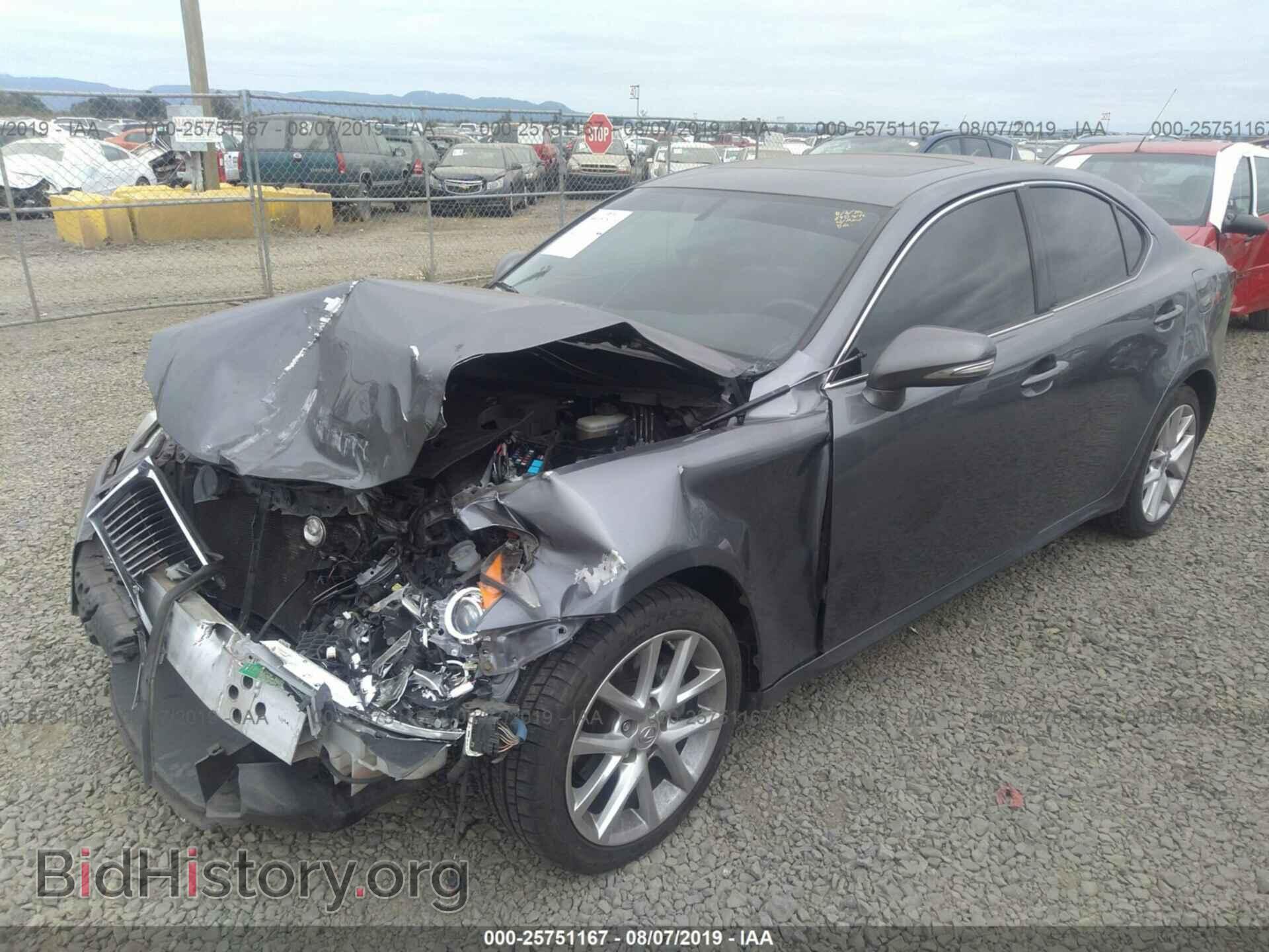 2012 LEXUS IS - VIN: JTHCF5C25C5054938 - Фото 2