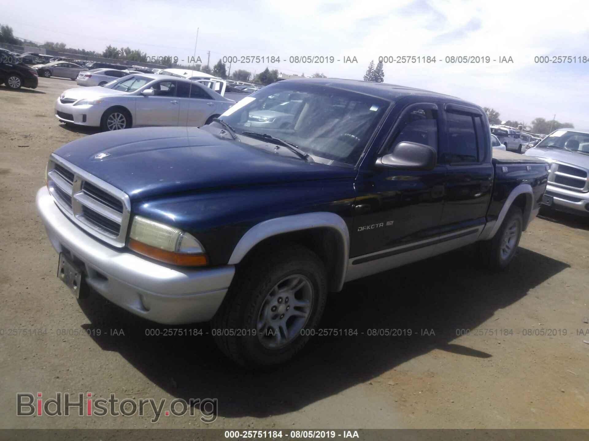 2002 DODGE DAKOTA - VIN: 1B7HL48N42S577879 - Фото 2