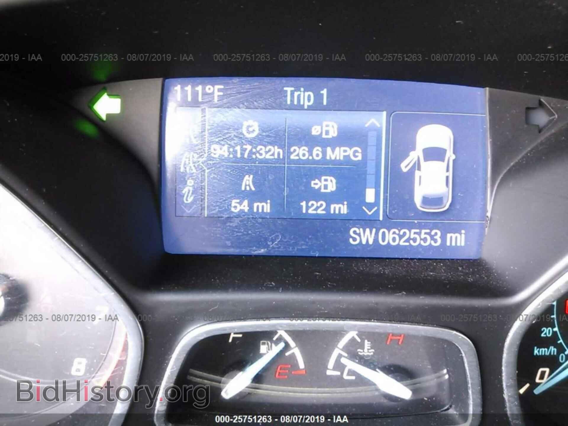 2014 FORD FOCUS - VIN: 1FADP3K25EL461719 - Фото 7