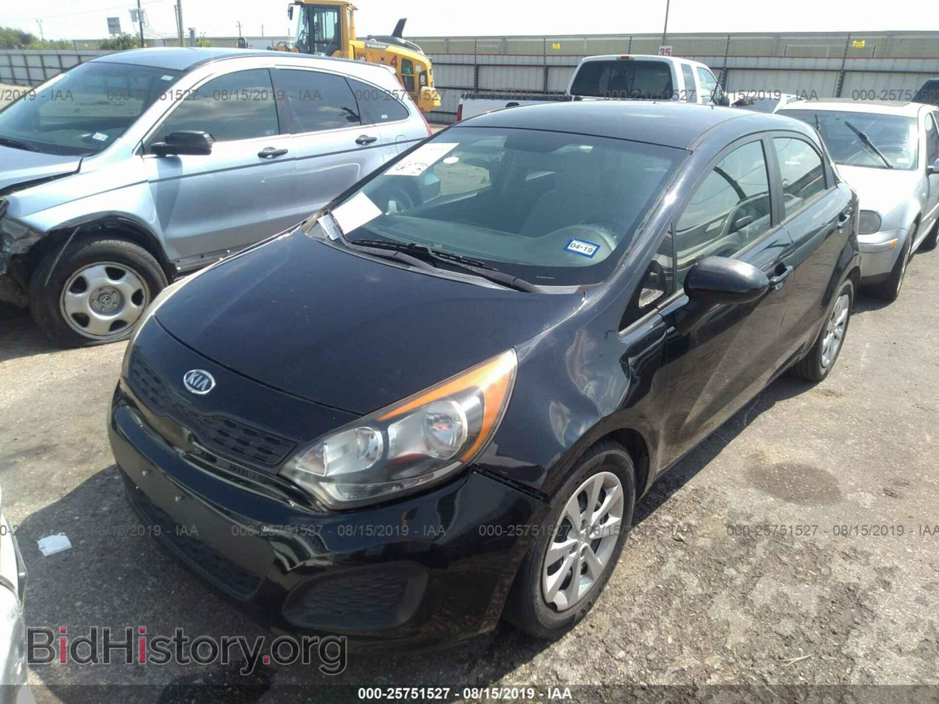 2013 KIA RIO - VIN: KNADM5A35D6096915 - Фото 2