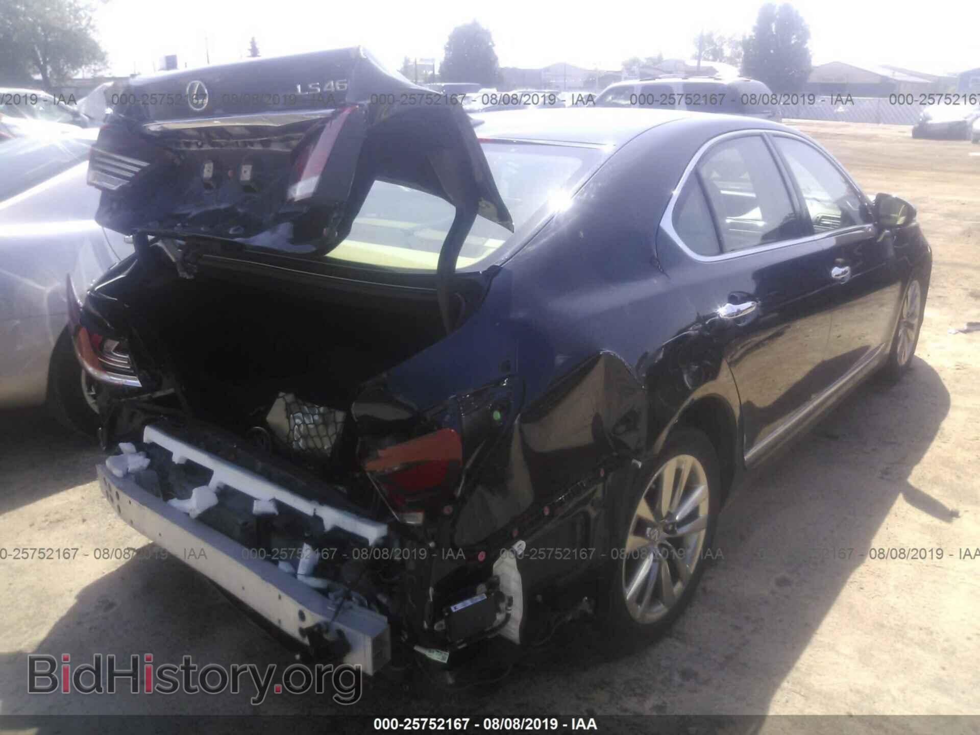 2013 LEXUS LS - VIN: JTHCL5EF4D5015946 - Фото 4
