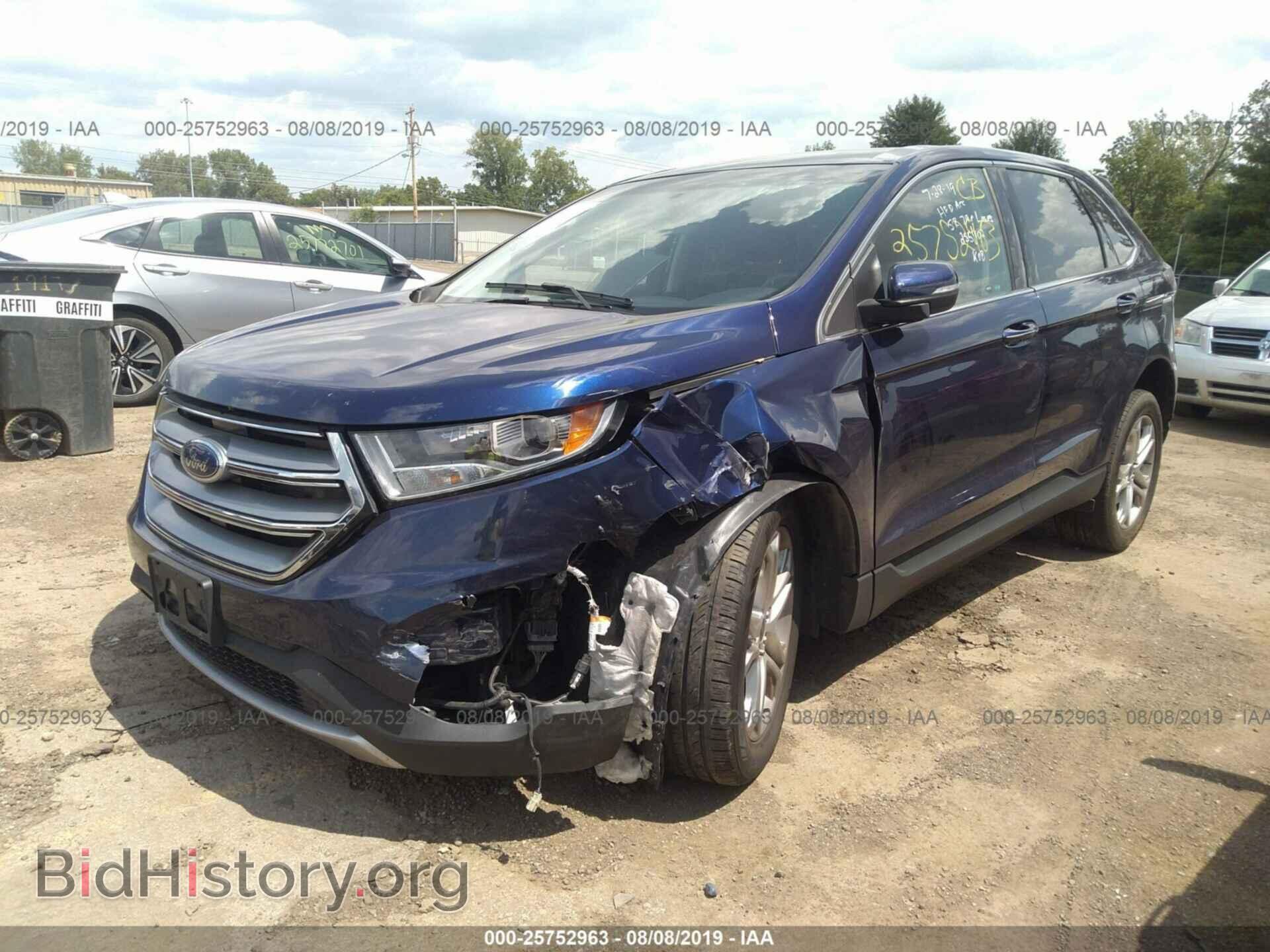 2016 FORD EDGE - VIN: 2FMPK4K87GBB41946 - Photo 2