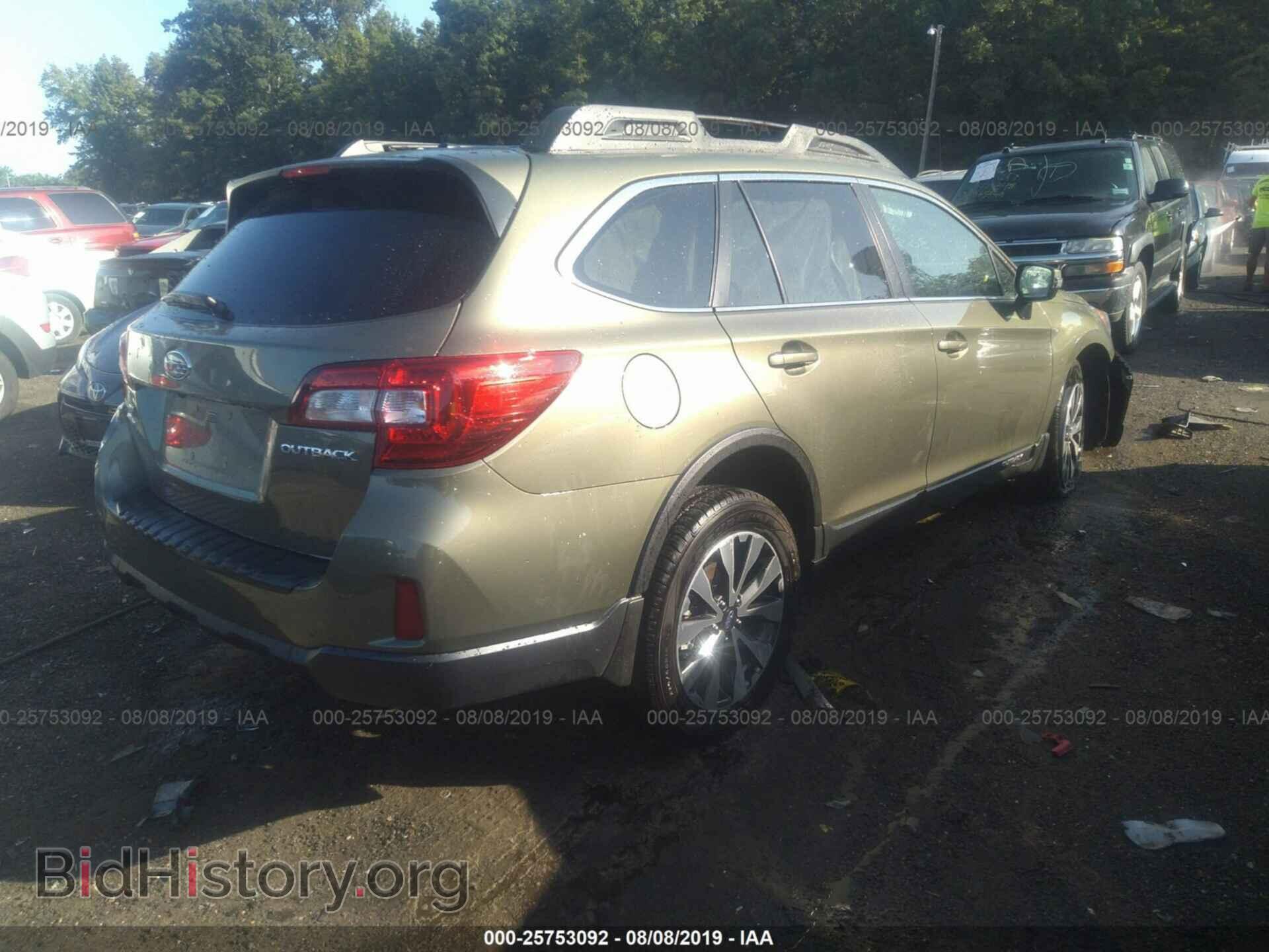 2015 SUBARU OUTBACK - VIN: 4S4BSBLC9F3324331 - Фото 4