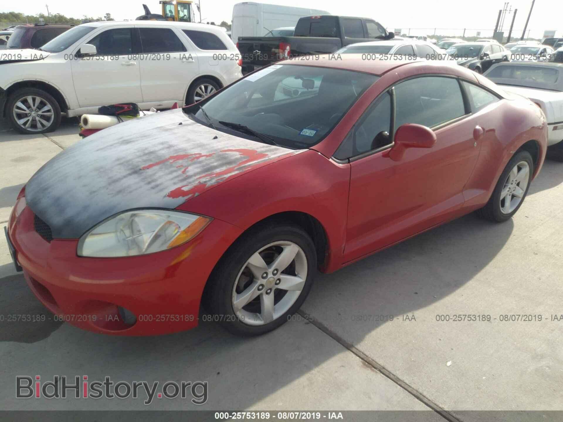 2007 MITSUBISHI ECLIPSE - VIN: 4A3AK24FX7E066719 - Фото 2