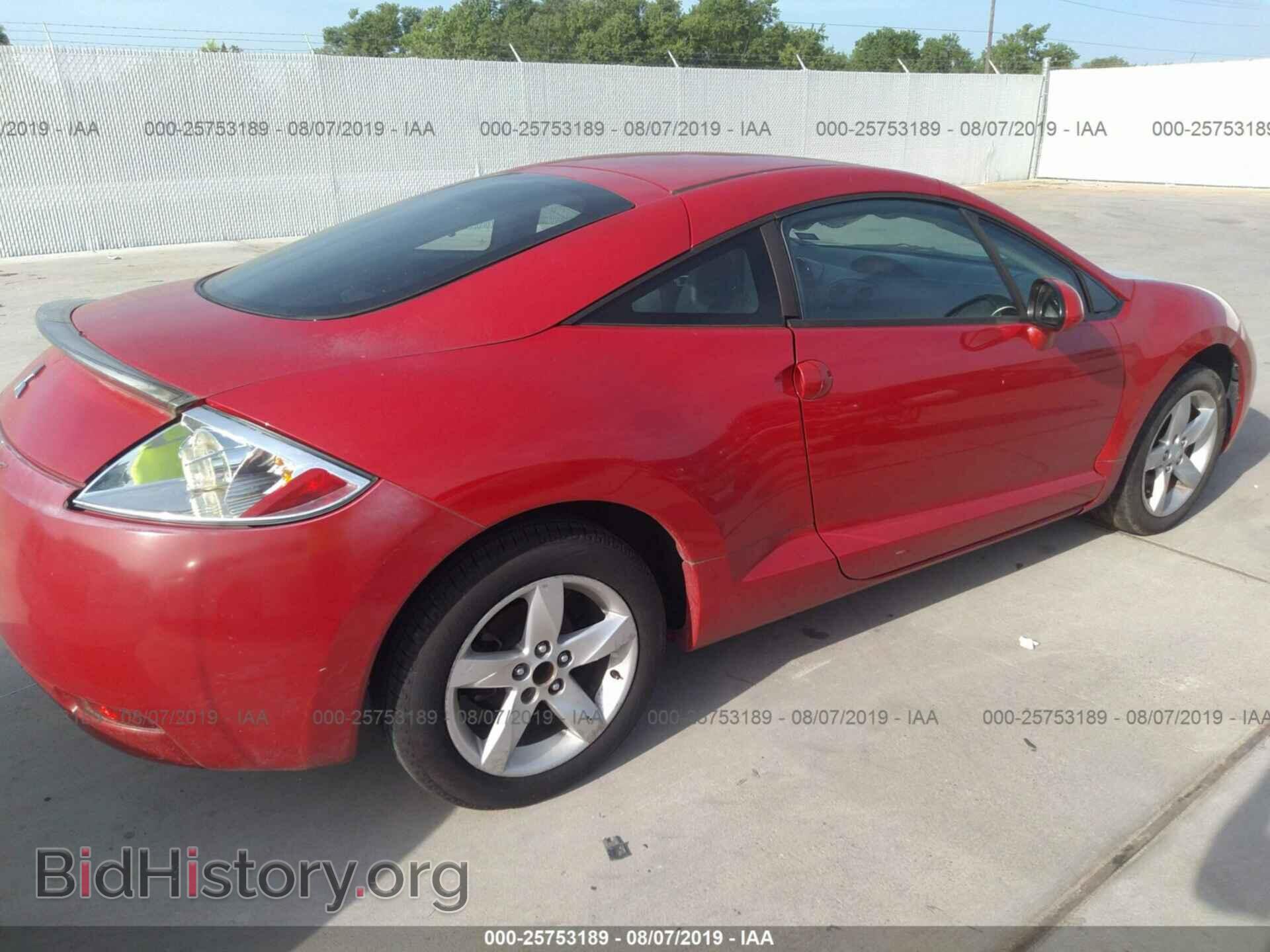 2007 MITSUBISHI ECLIPSE - VIN: 4A3AK24FX7E066719 - Фото 4