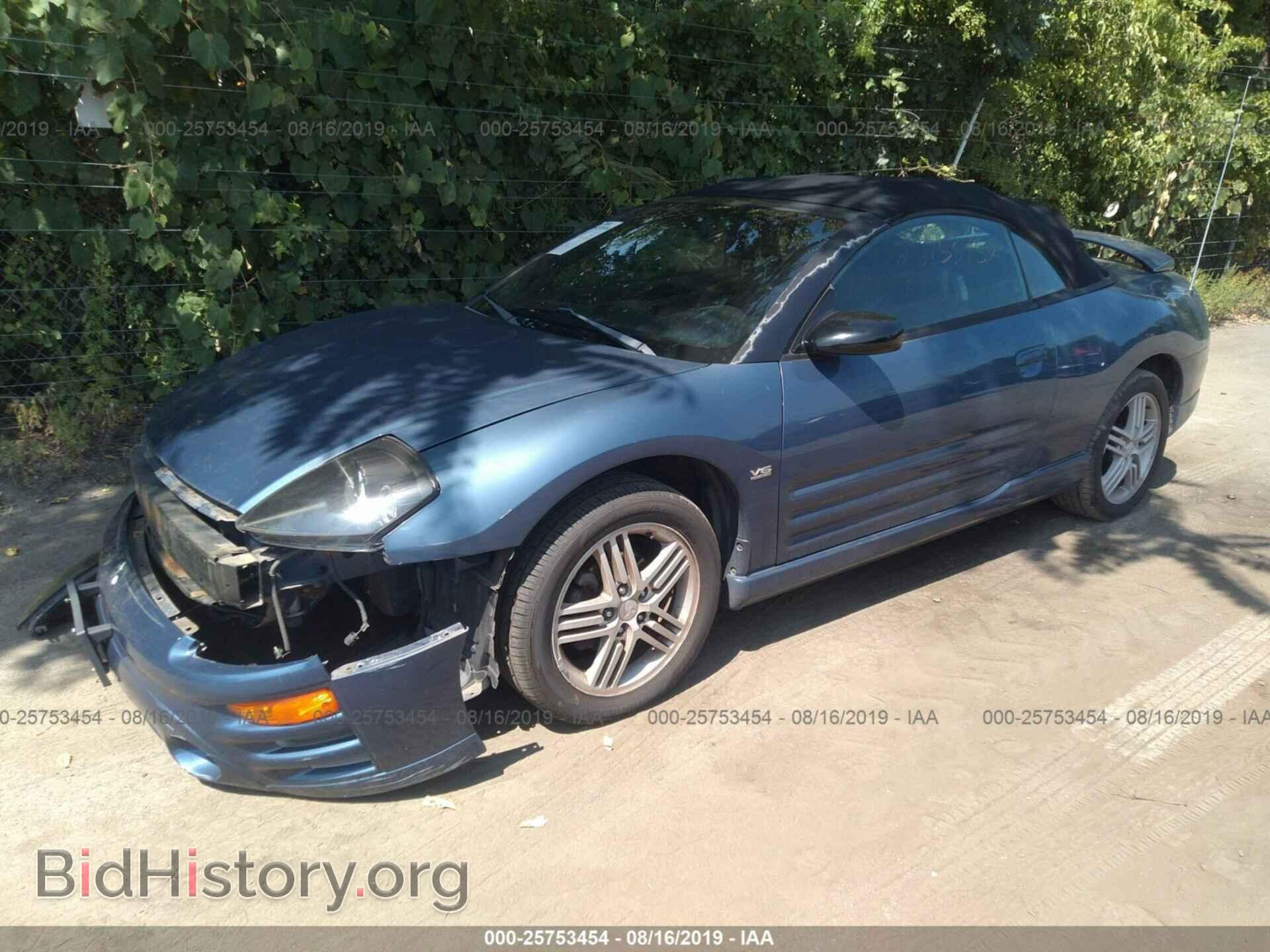 2003 MITSUBISHI ECLIPSE - VIN: 4A3AE55H93E080291 - Photo 2