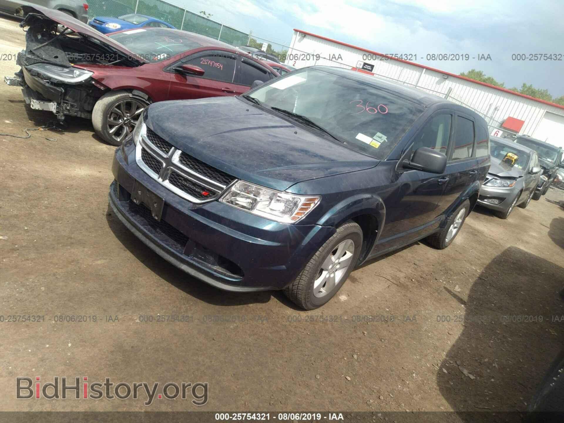 2013 DODGE JOURNEY - VIN: 3C4PDCAB9DT533400 - Фото 2