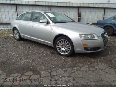 2006 Audi A6 3.2 Quattro, серебристый — VIN WAUDH74F66N158854, IAAI