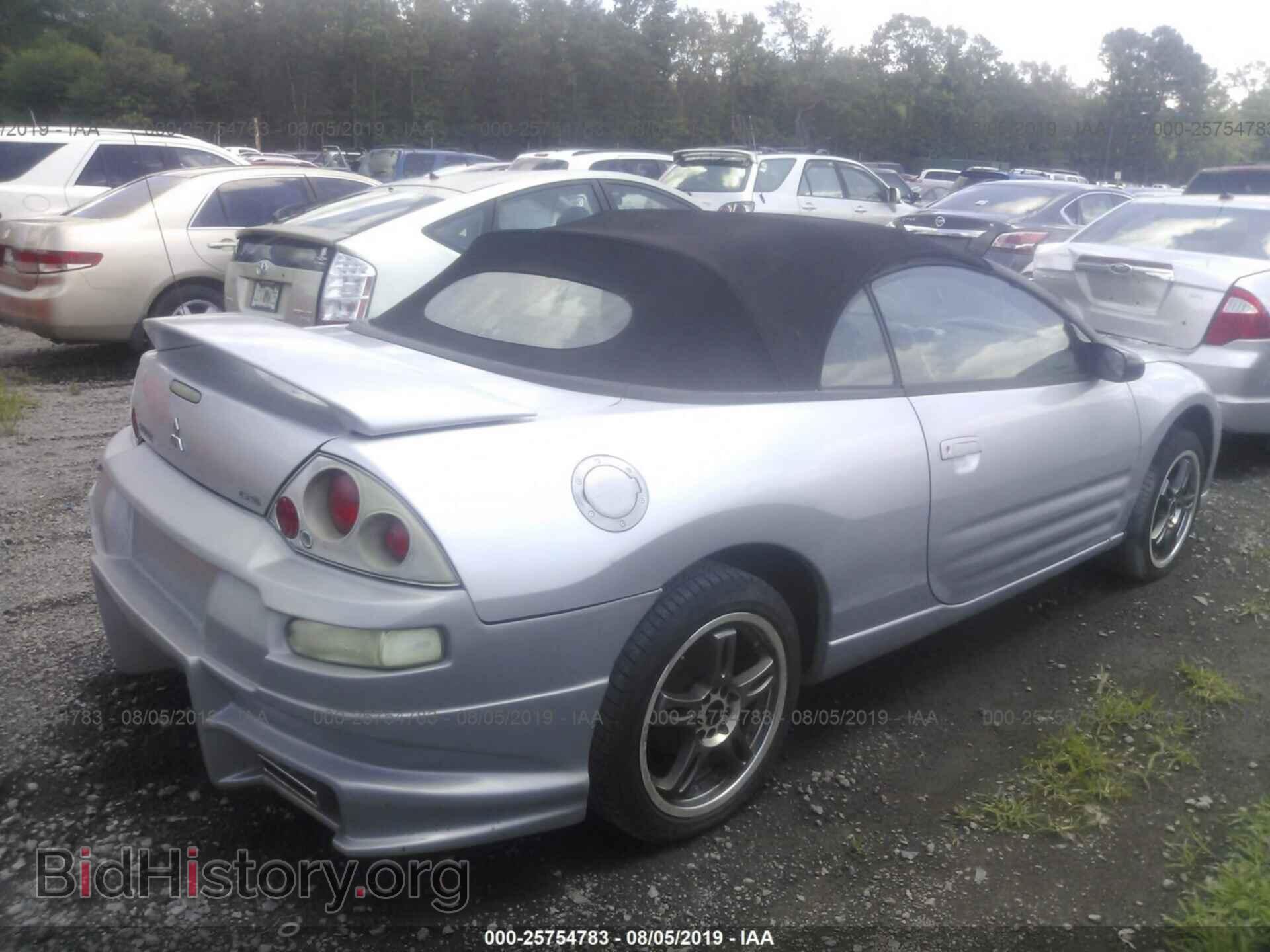 2001 MITSUBISHI ECLIPSE - VIN: 4A3AE45G61E202281 - Фото 4
