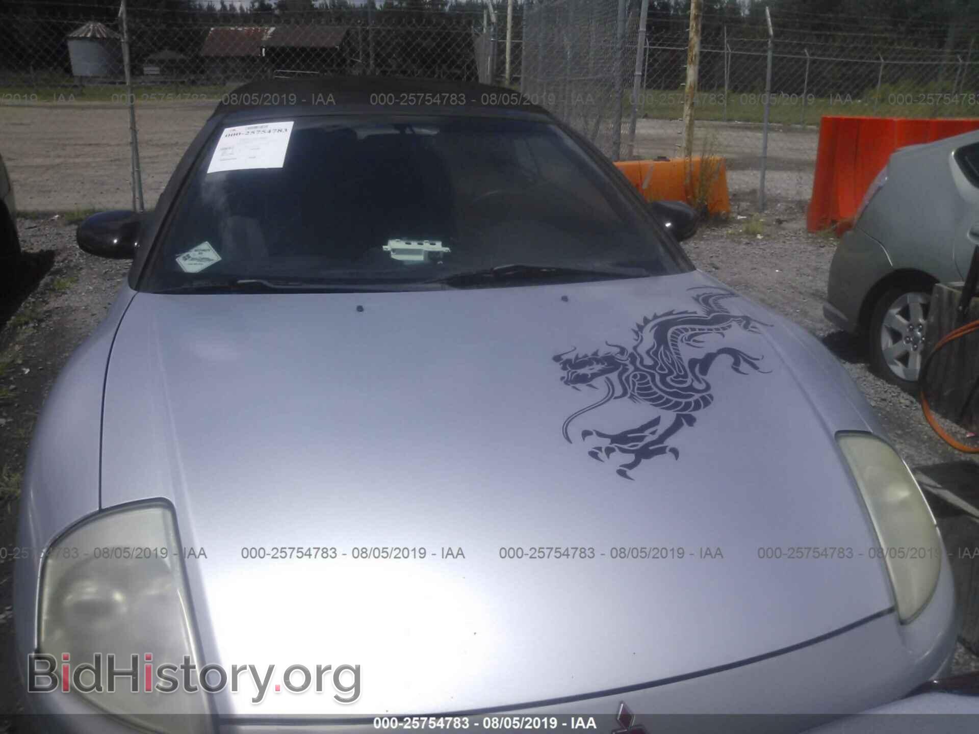 2001 MITSUBISHI ECLIPSE - VIN: 4A3AE45G61E202281 - Фото 6