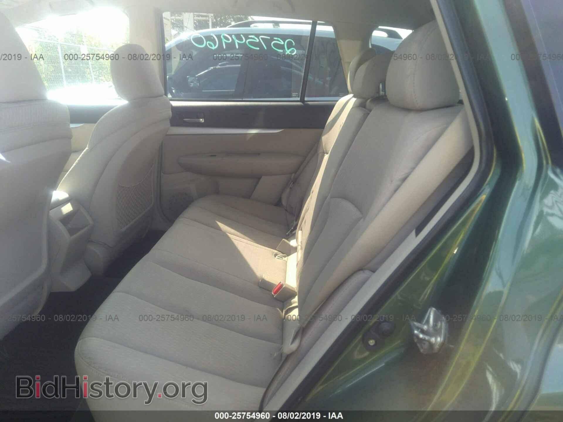 2012 SUBARU OUTBACK - VIN: 4S4BRBCC9C3206867 - Фото 8